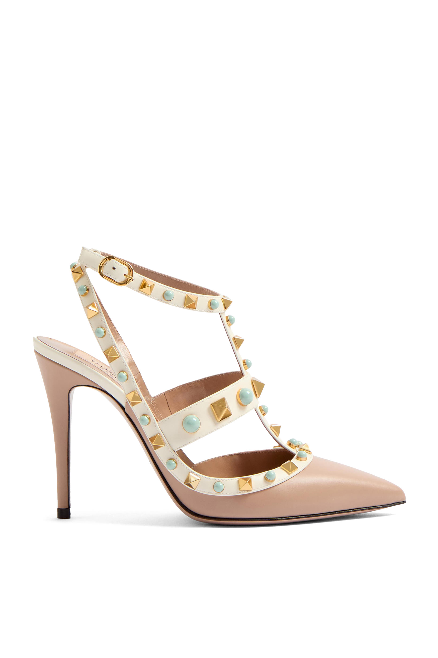 Rockstud 40 Leather Pumps