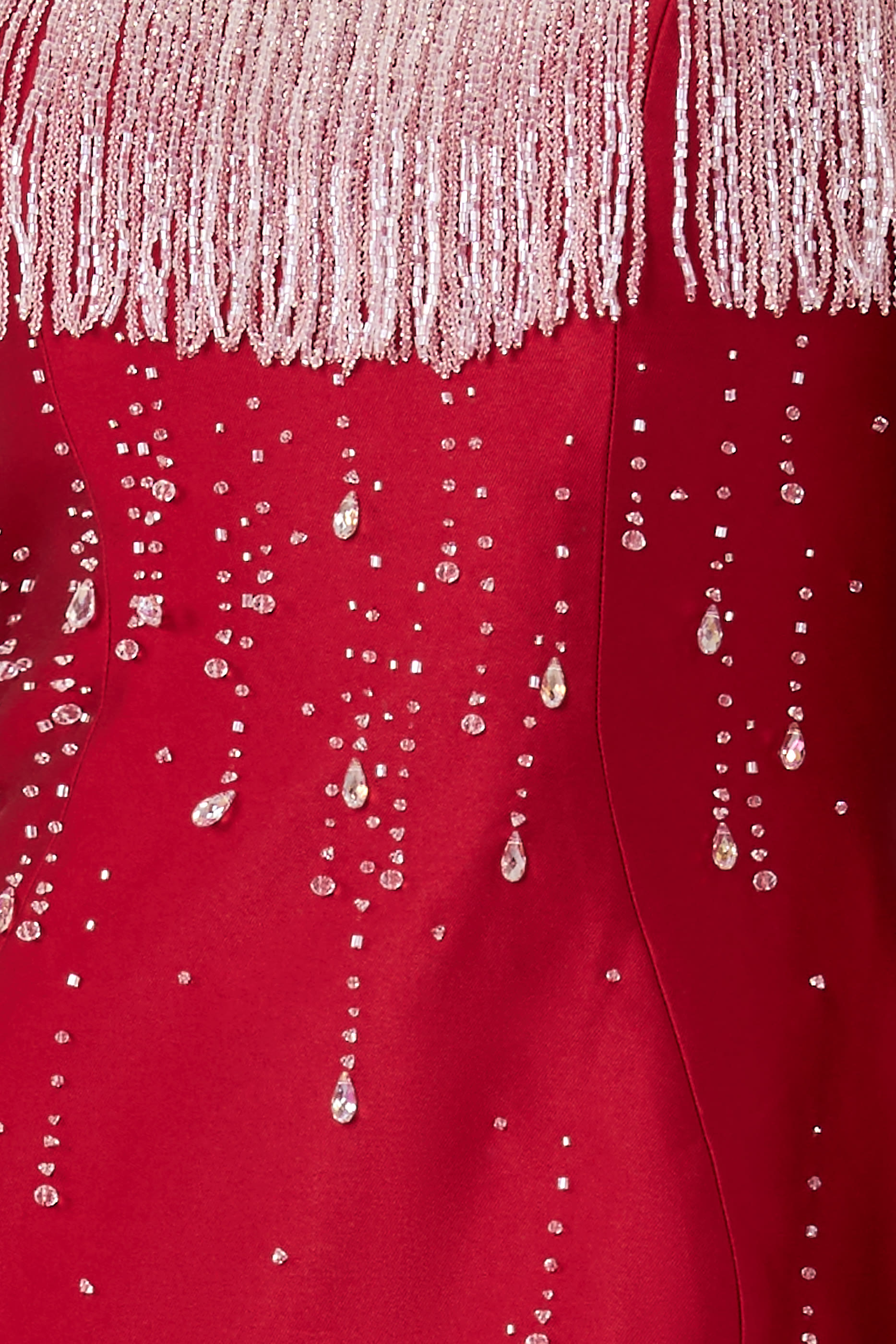 Talia Royal Embroidered Taffeta Gown