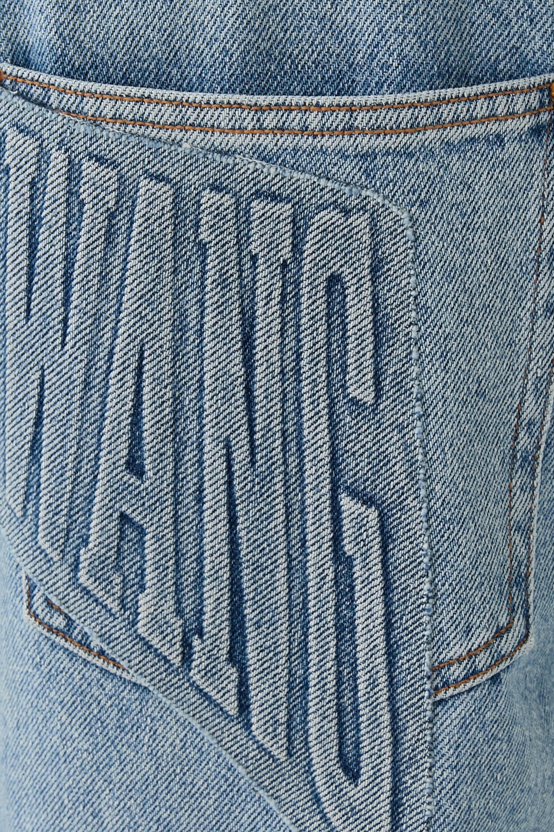 Oversize Rounded Denim Jeans