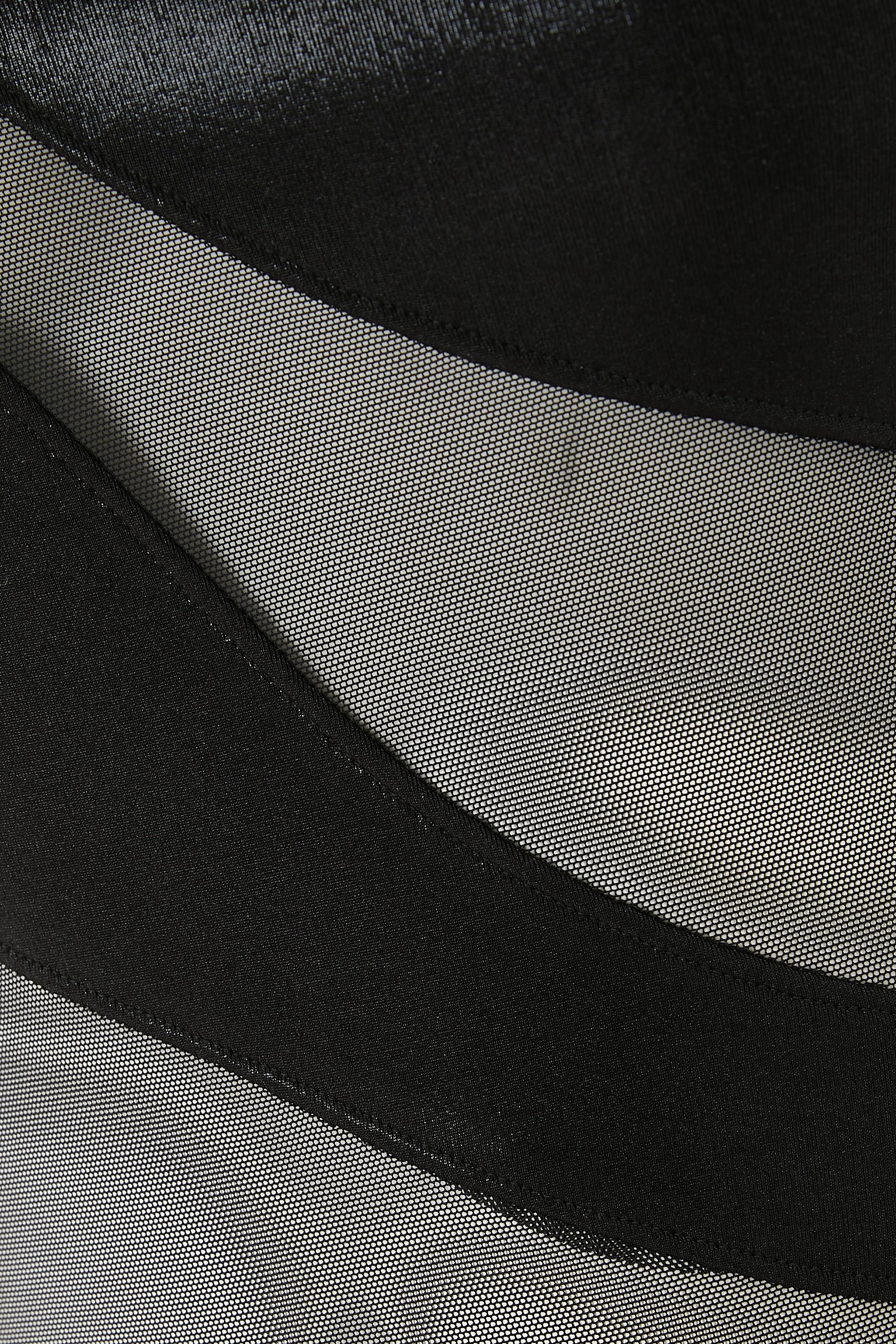 Snake Mesh Mio One Shoulder Swimsuit