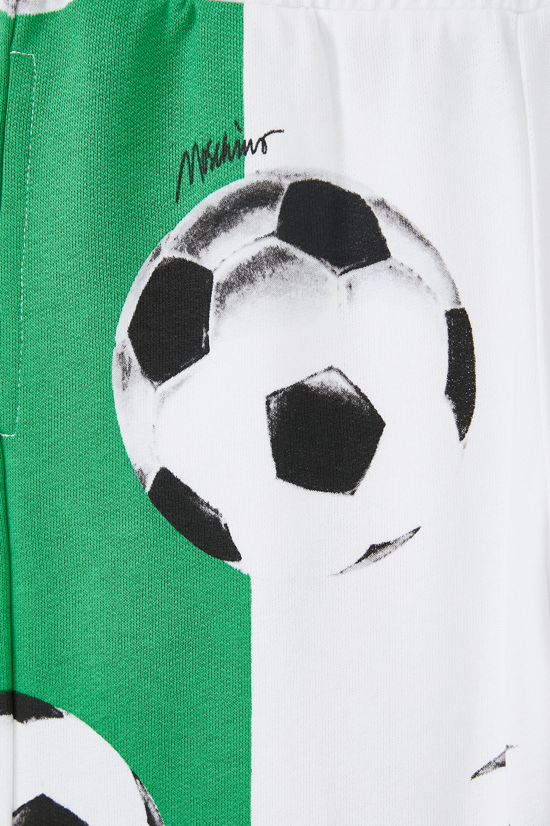 Kids Italy Football Graphic-Print Shorts