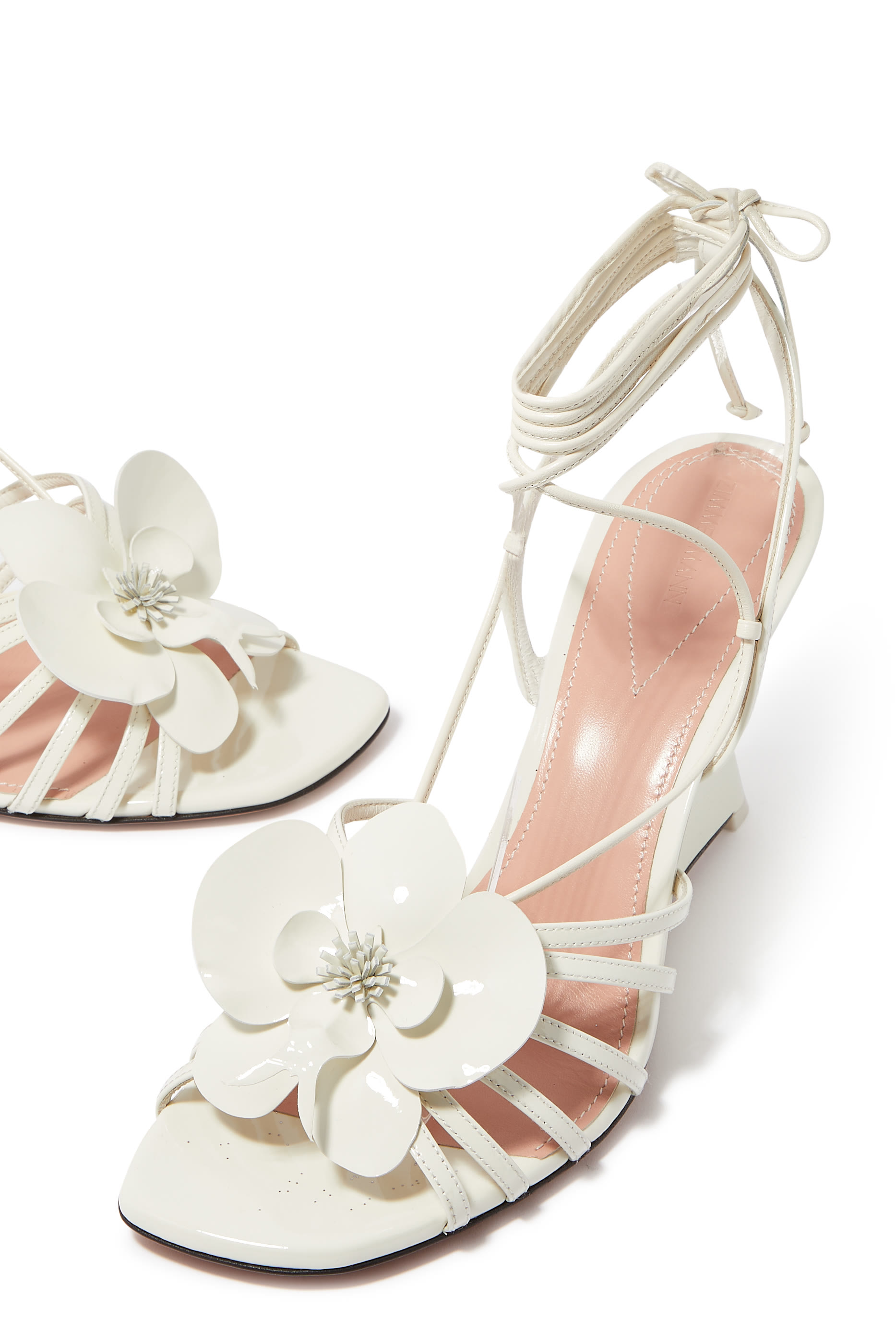 Orchid 85 Leather Wedge Sandals