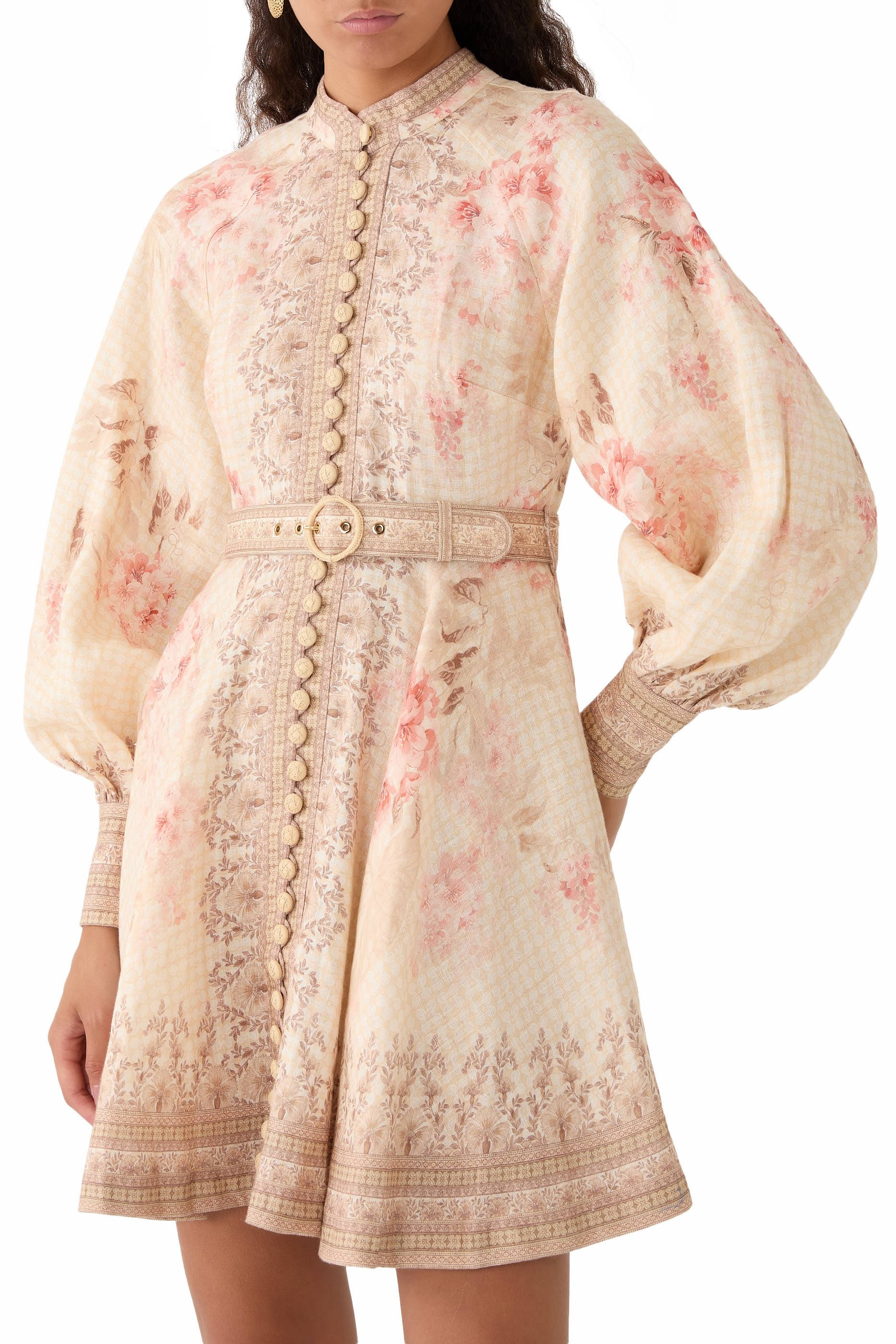 Illuminate Buttoned Mini Dress