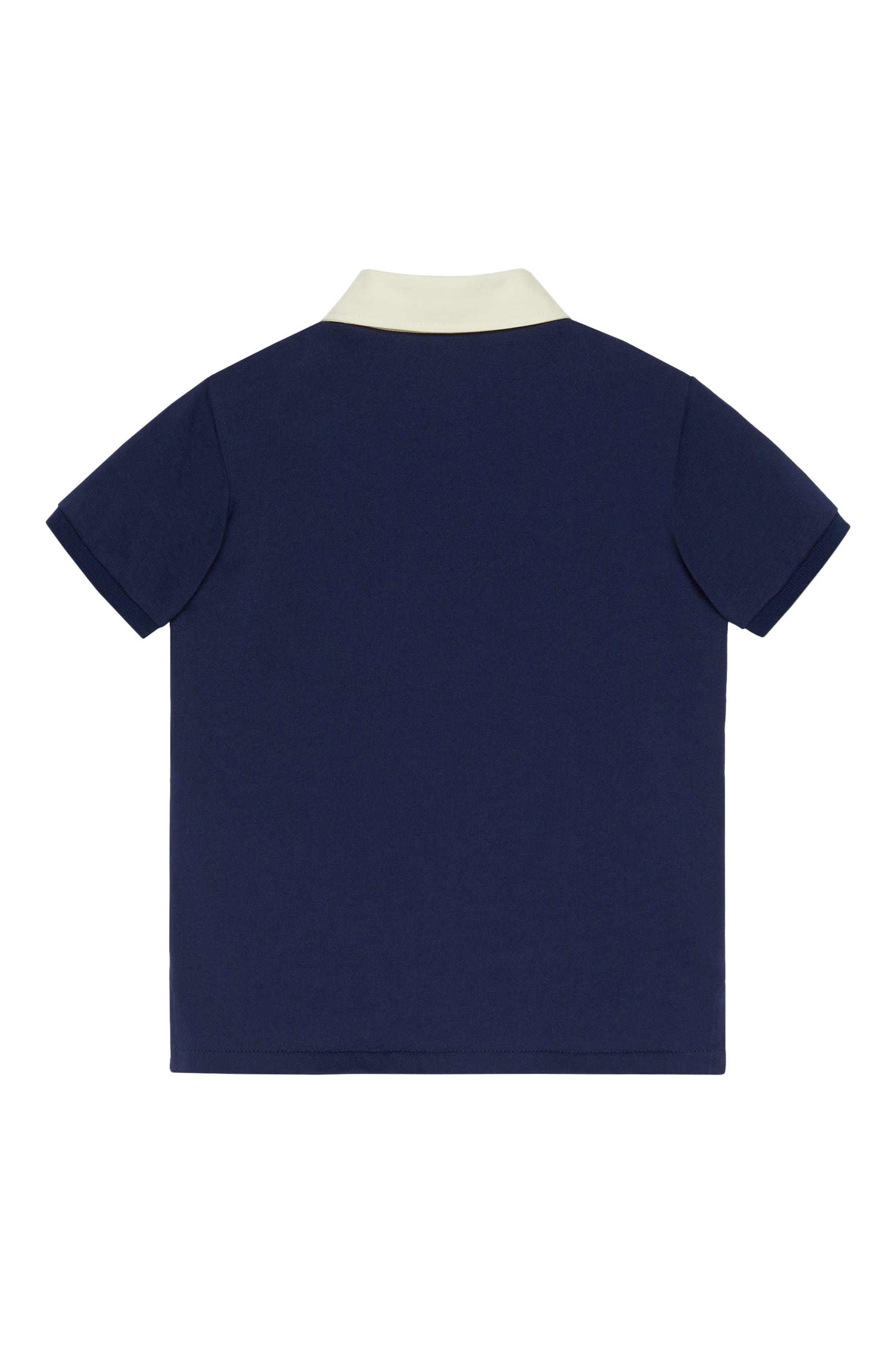 Kids Cotton Web Polo T-Shirt