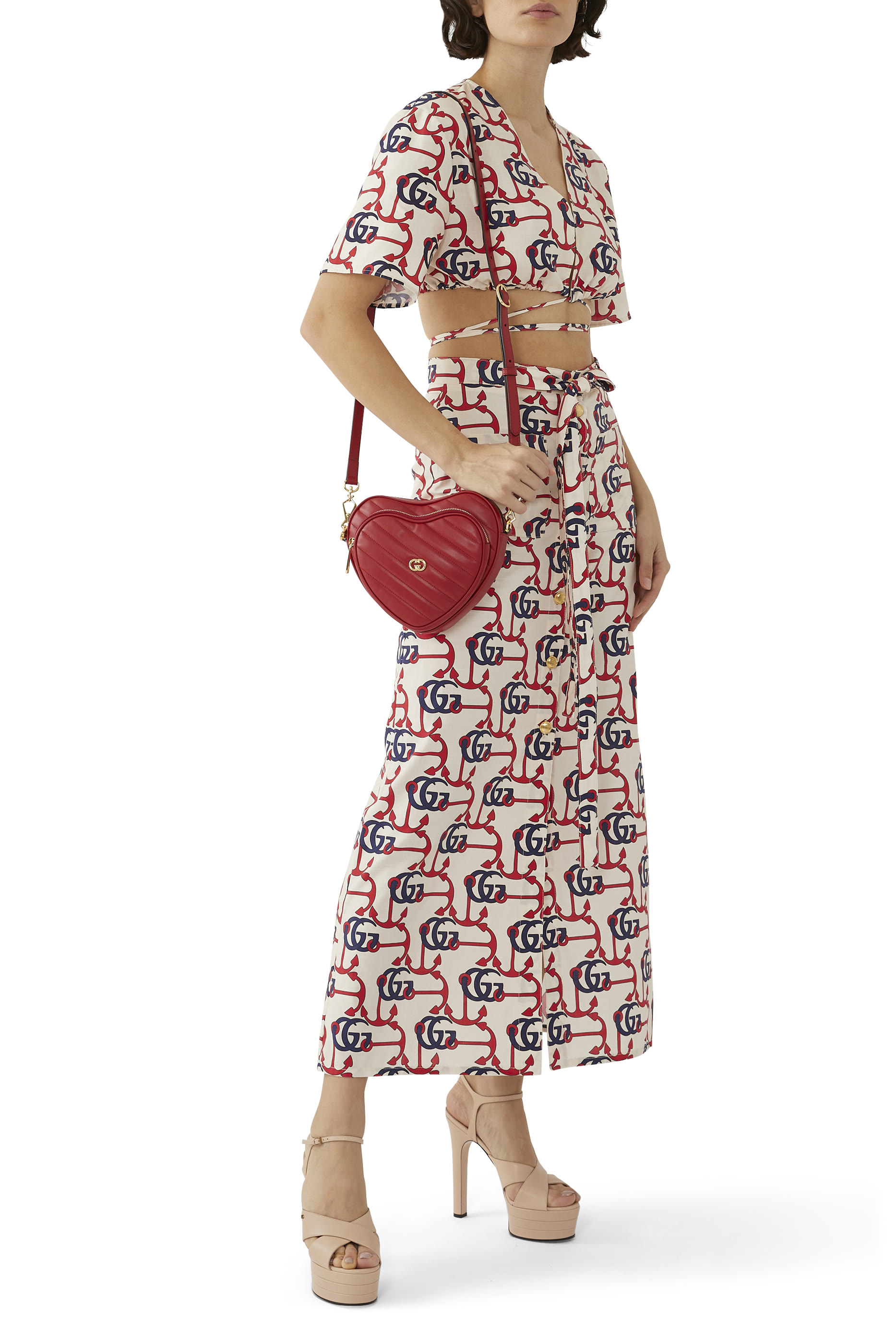 Angel 95 Leather Platform Sandals