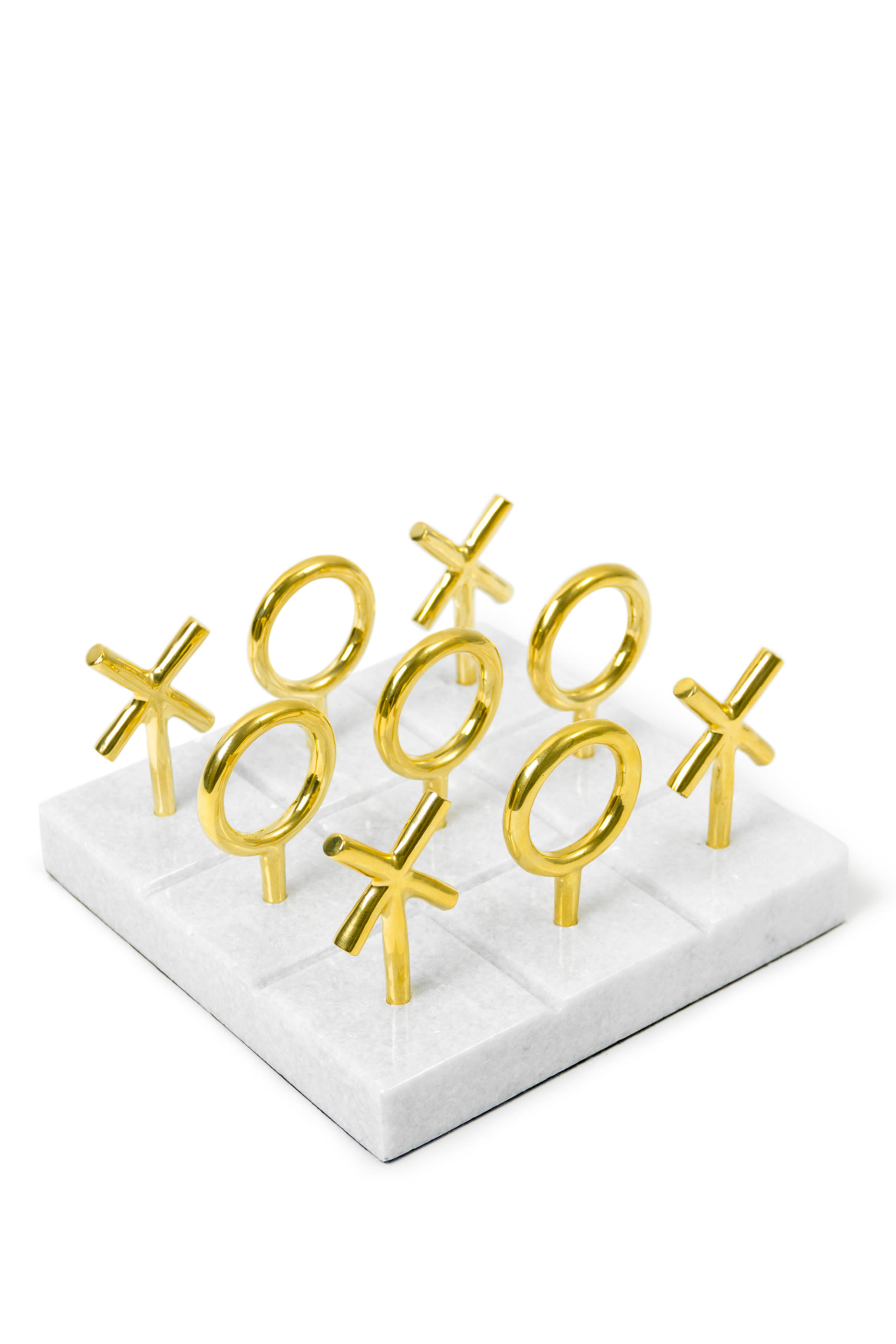 Brass Tic Tac Toe Set