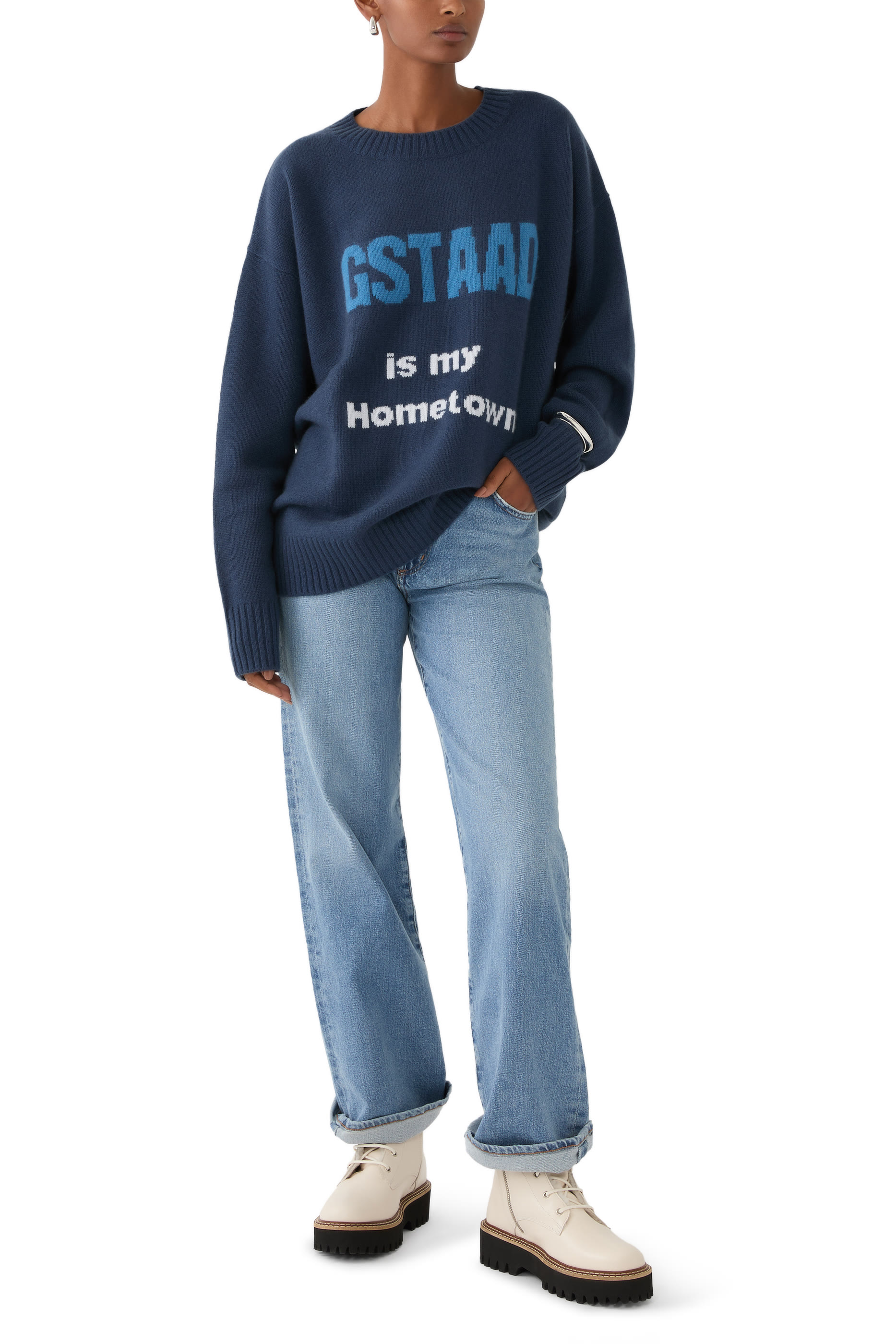 Gstaad is my Hometown Knitted Sweater