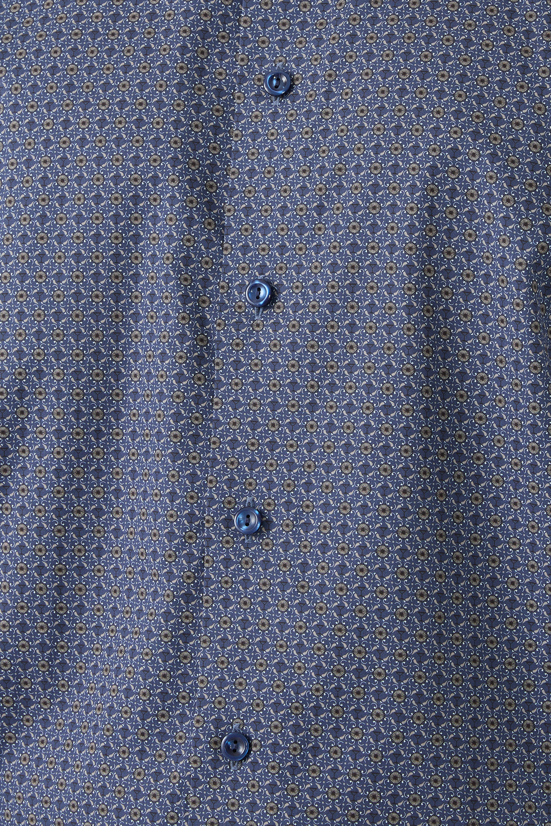 Geometric Signature Twill Shirt