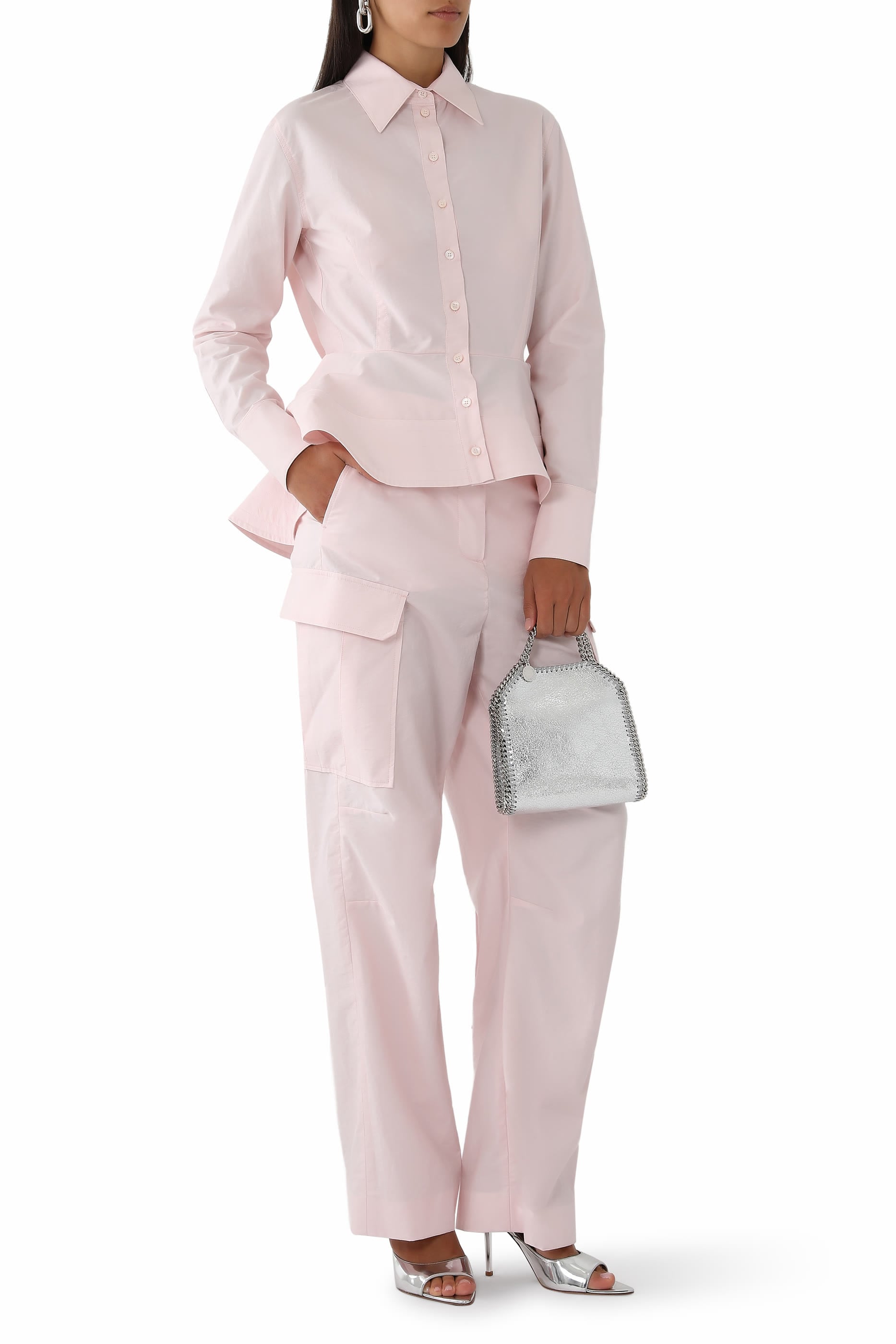 Peplum Cotton Shirt