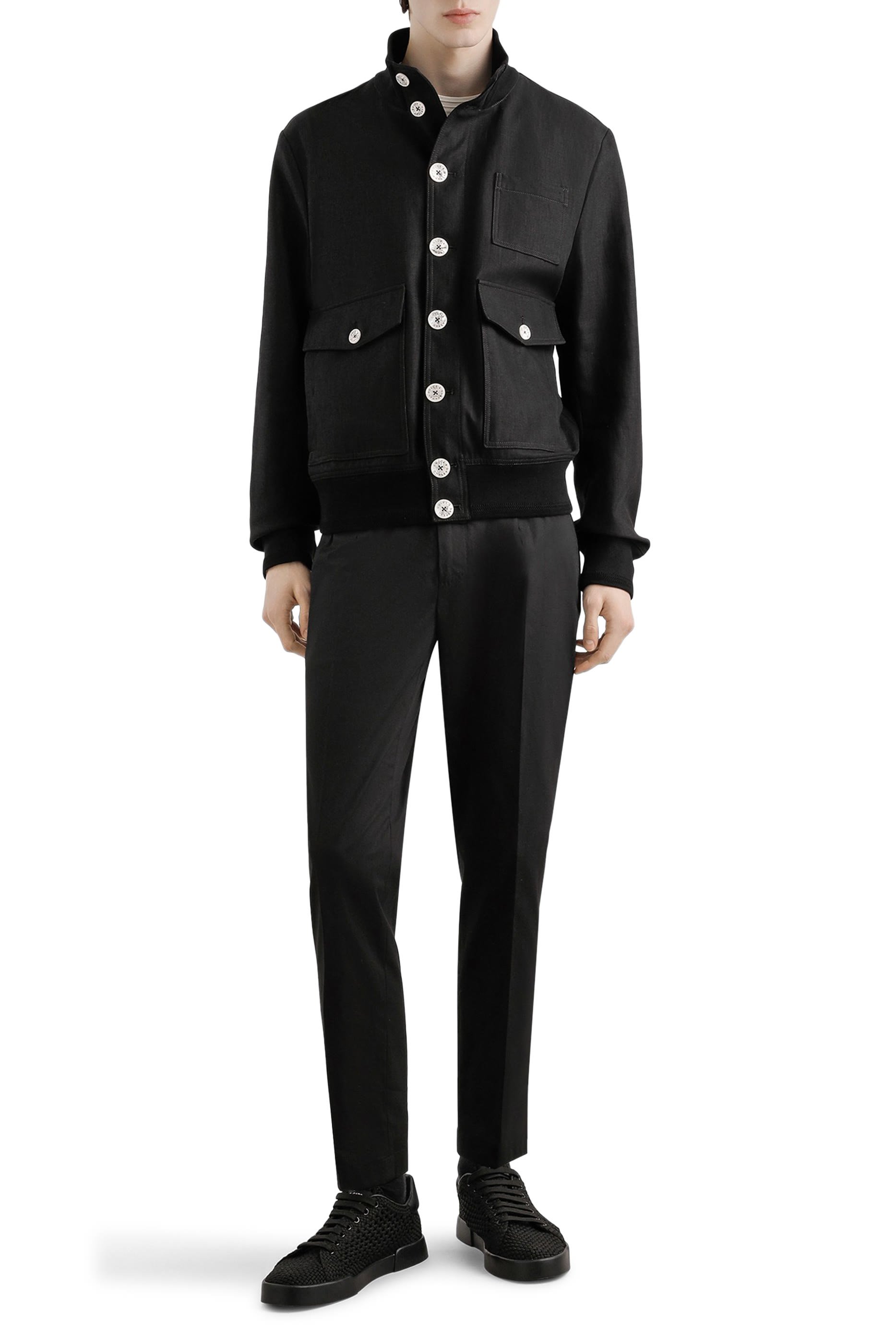 Gabardine Cotton Trousers