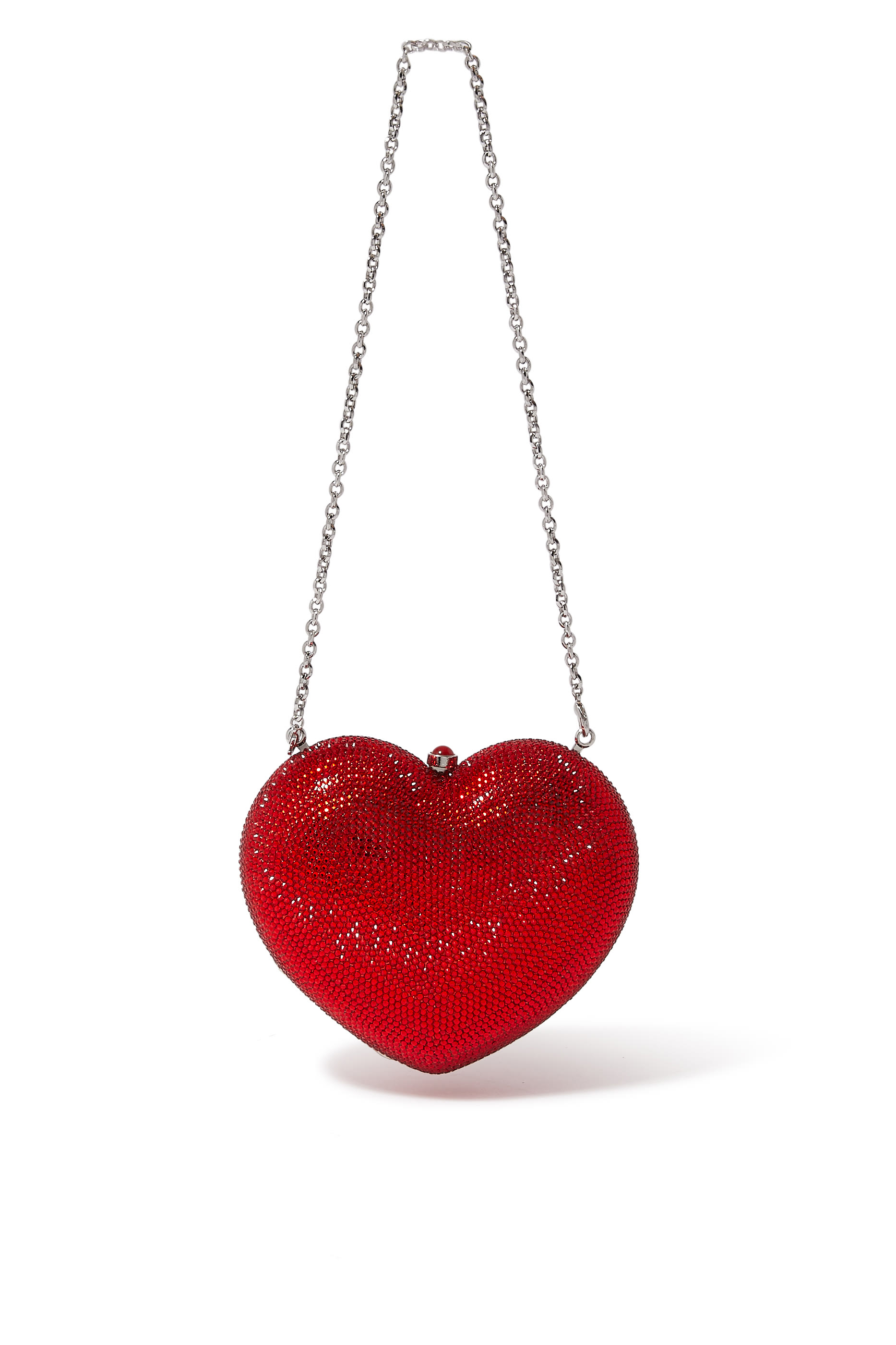 L'Amour Petit Coeur Crystal Clutch Bag