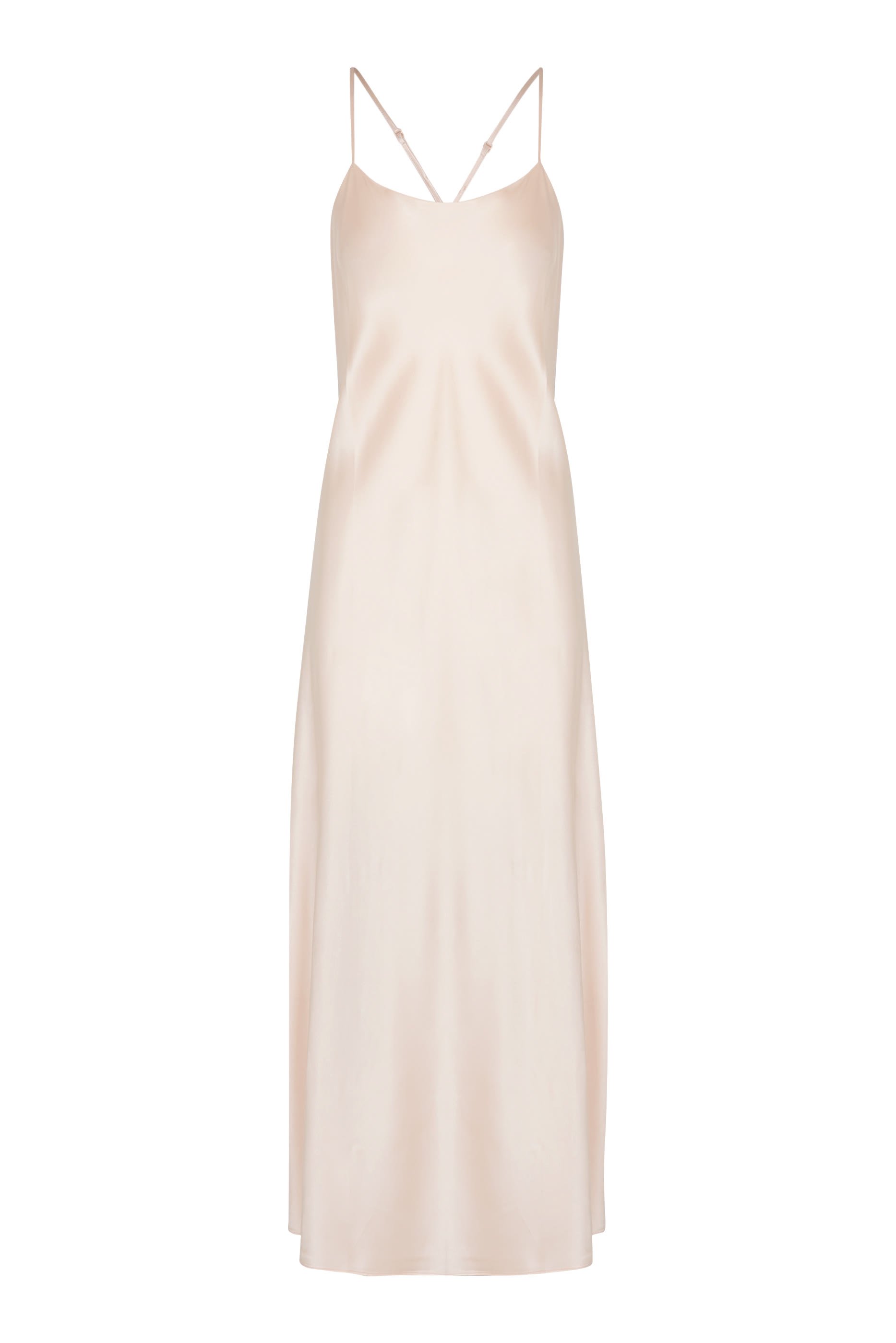  Silk Cross Back Maxi Nightie