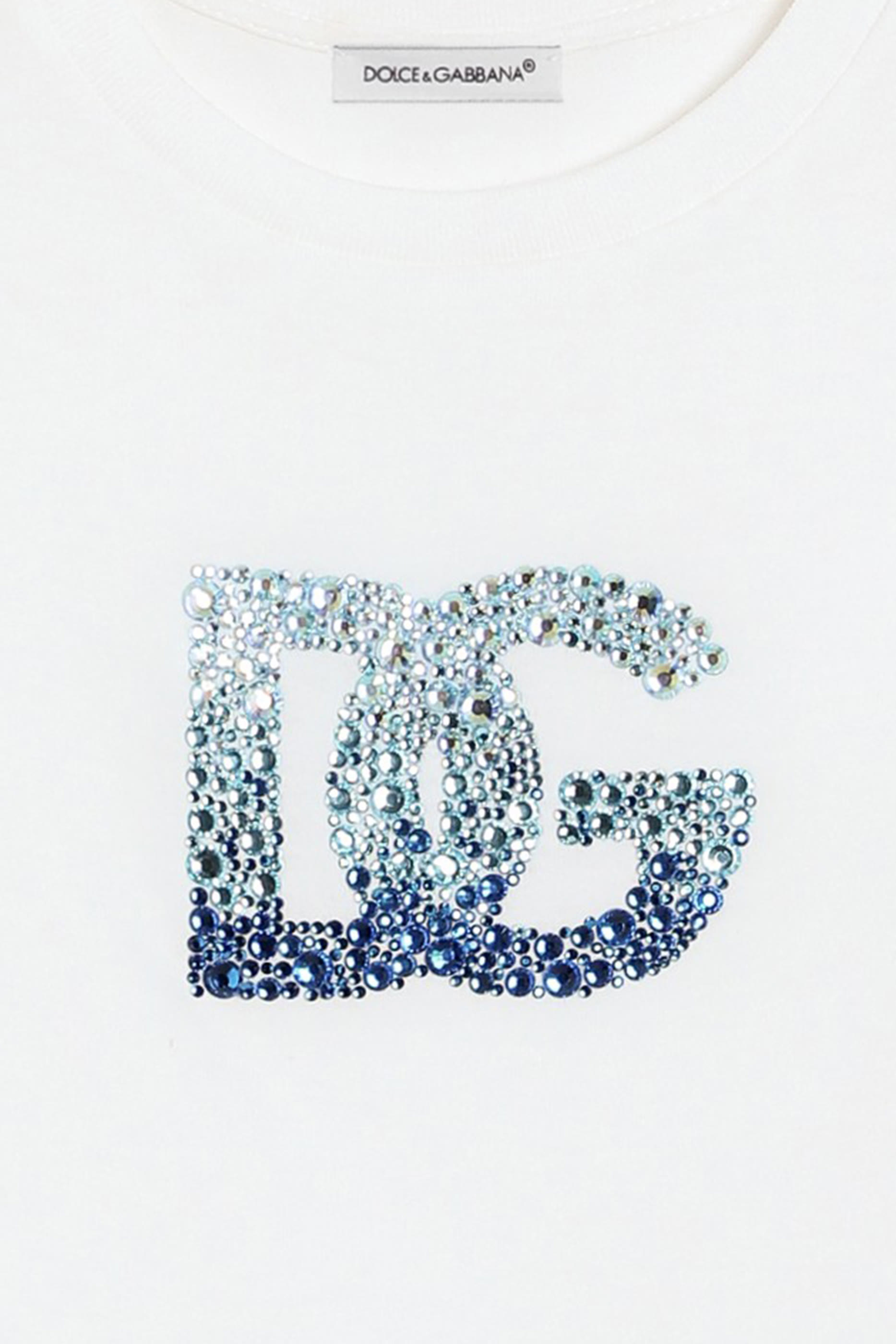 Kids DG Logo Round Neck T-Shirt