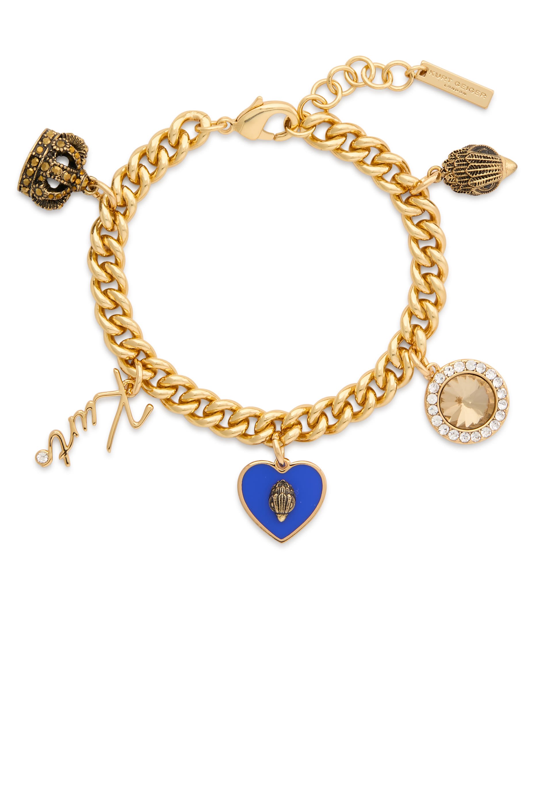 Kurt Charm Bracelet, Brass