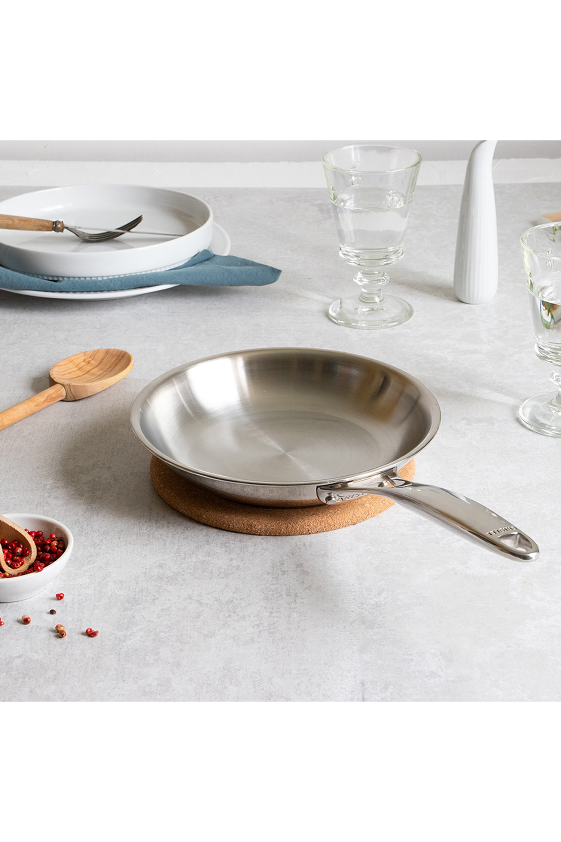 Castel Pro Multifry Pan with Fixed Handle