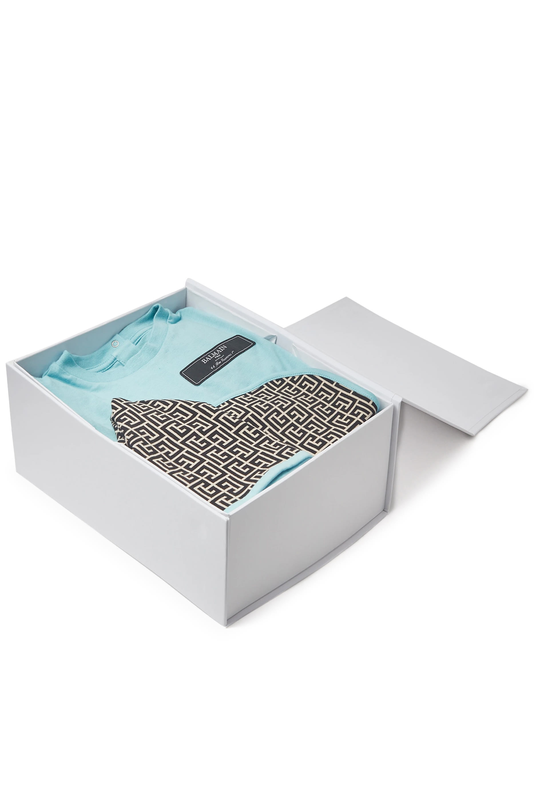 Kids Cotton Jumpsuit, Bib & Hat Set