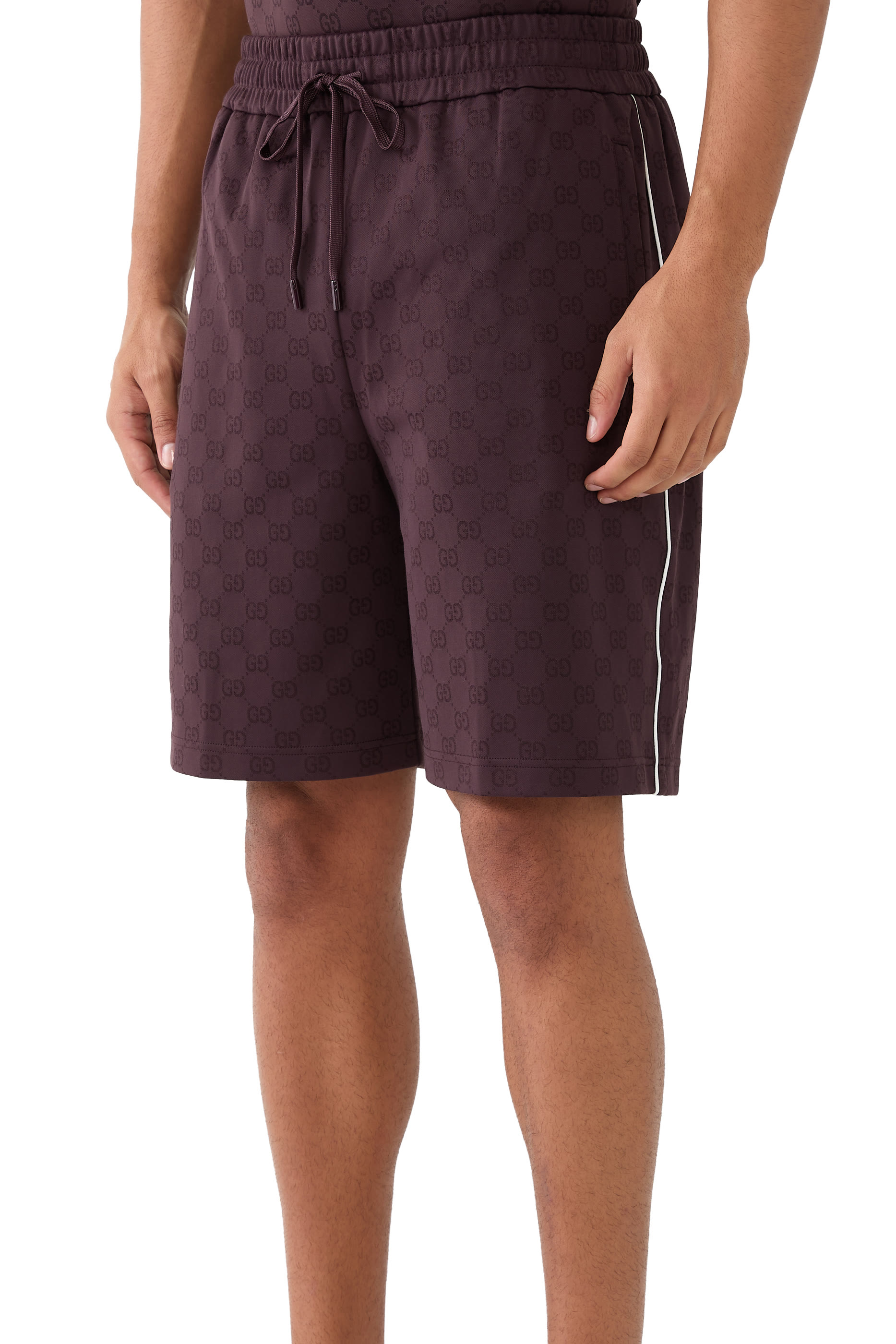 GG Nylon and Cotton Shorts