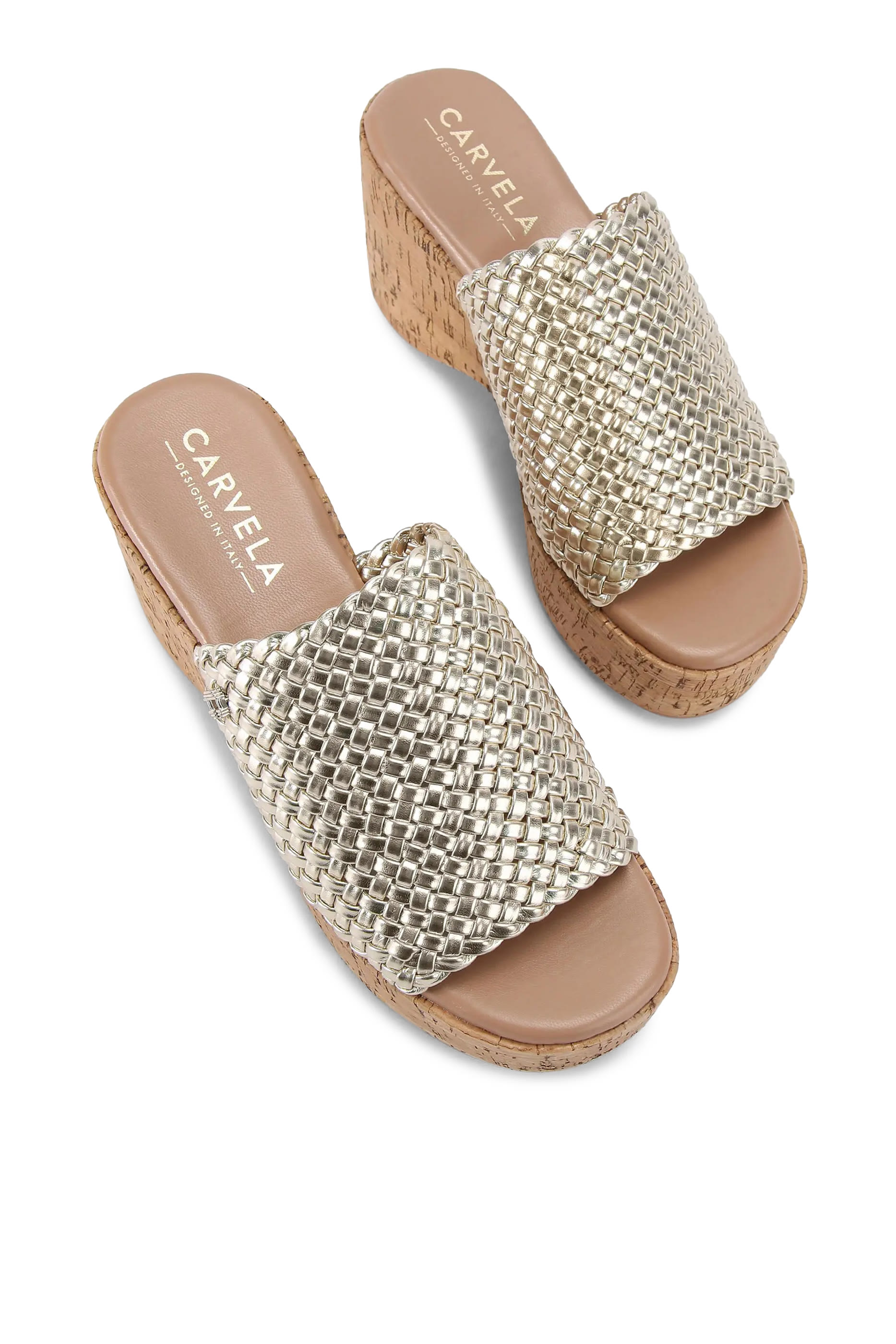 Krypton 85 Weave Wedge Sandals