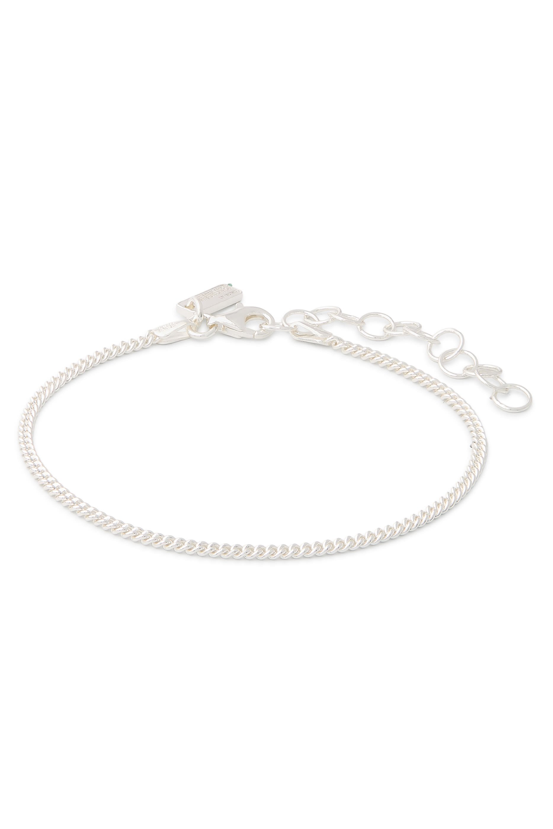 Mini Curb Bracelet, 925 Sterling Silver