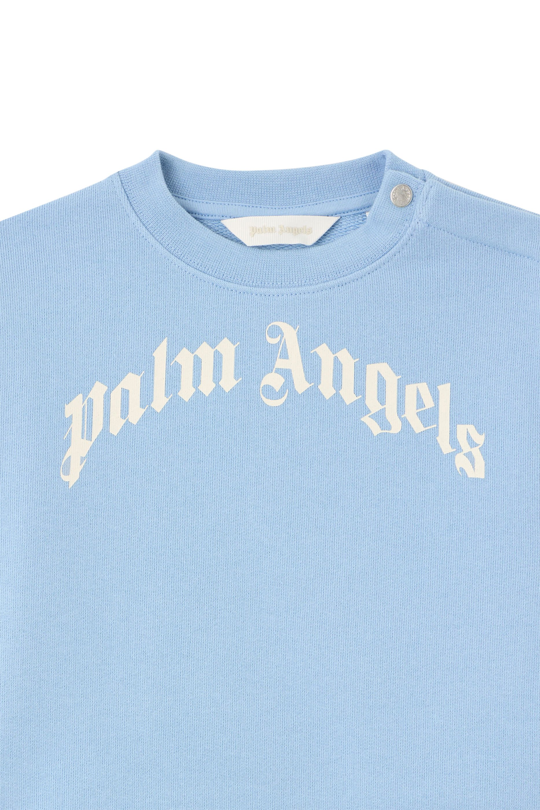 Kids Curved Logo Sweatshirt