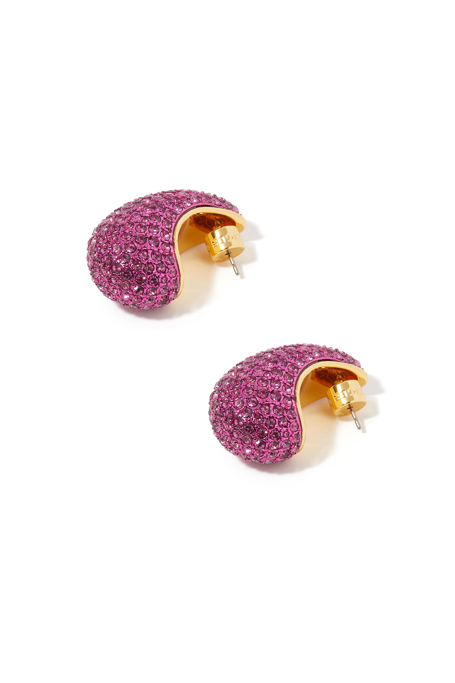 Pave Dome Earrings