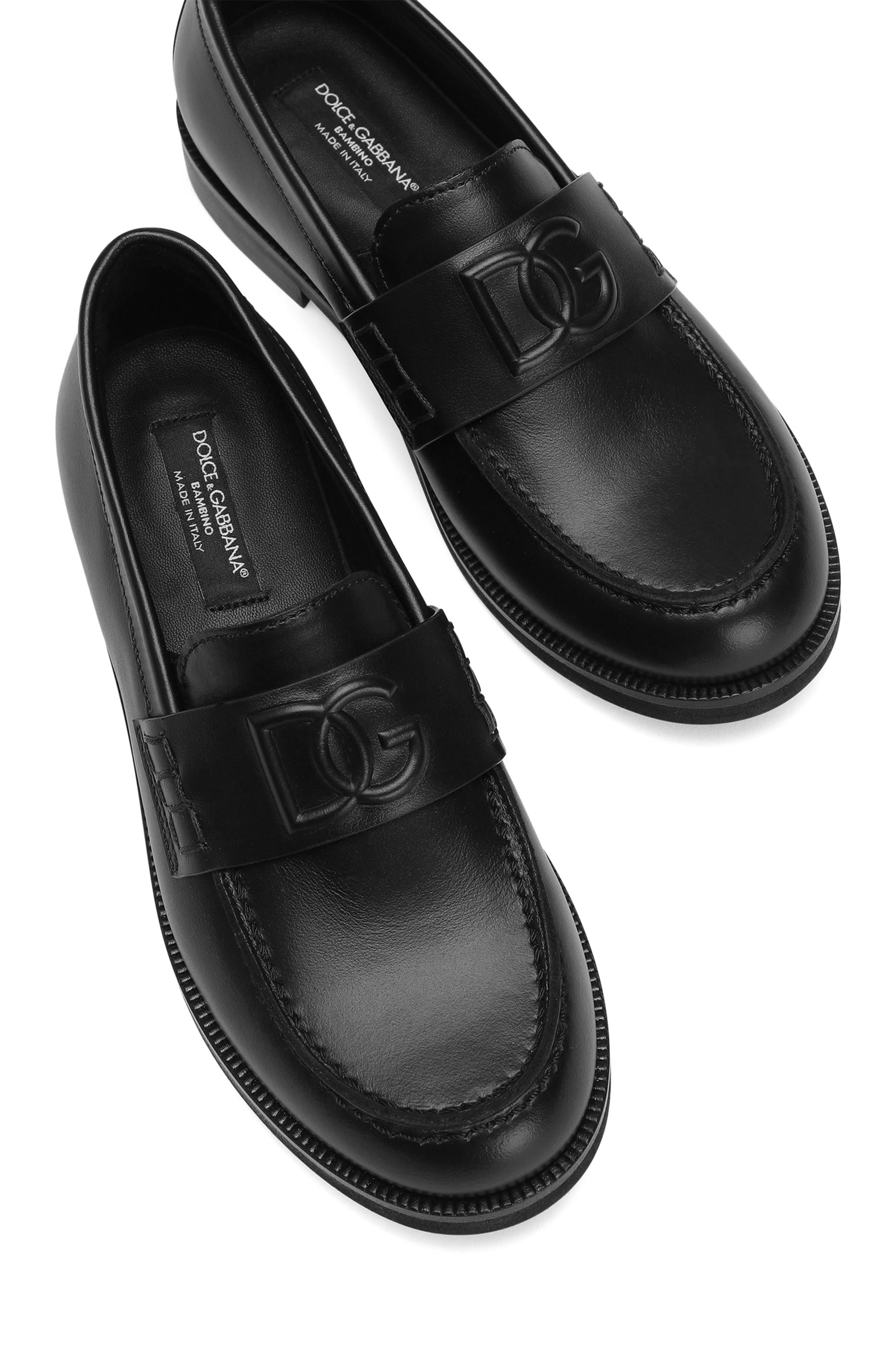 Kids Nappa Calfskin Loafers 
