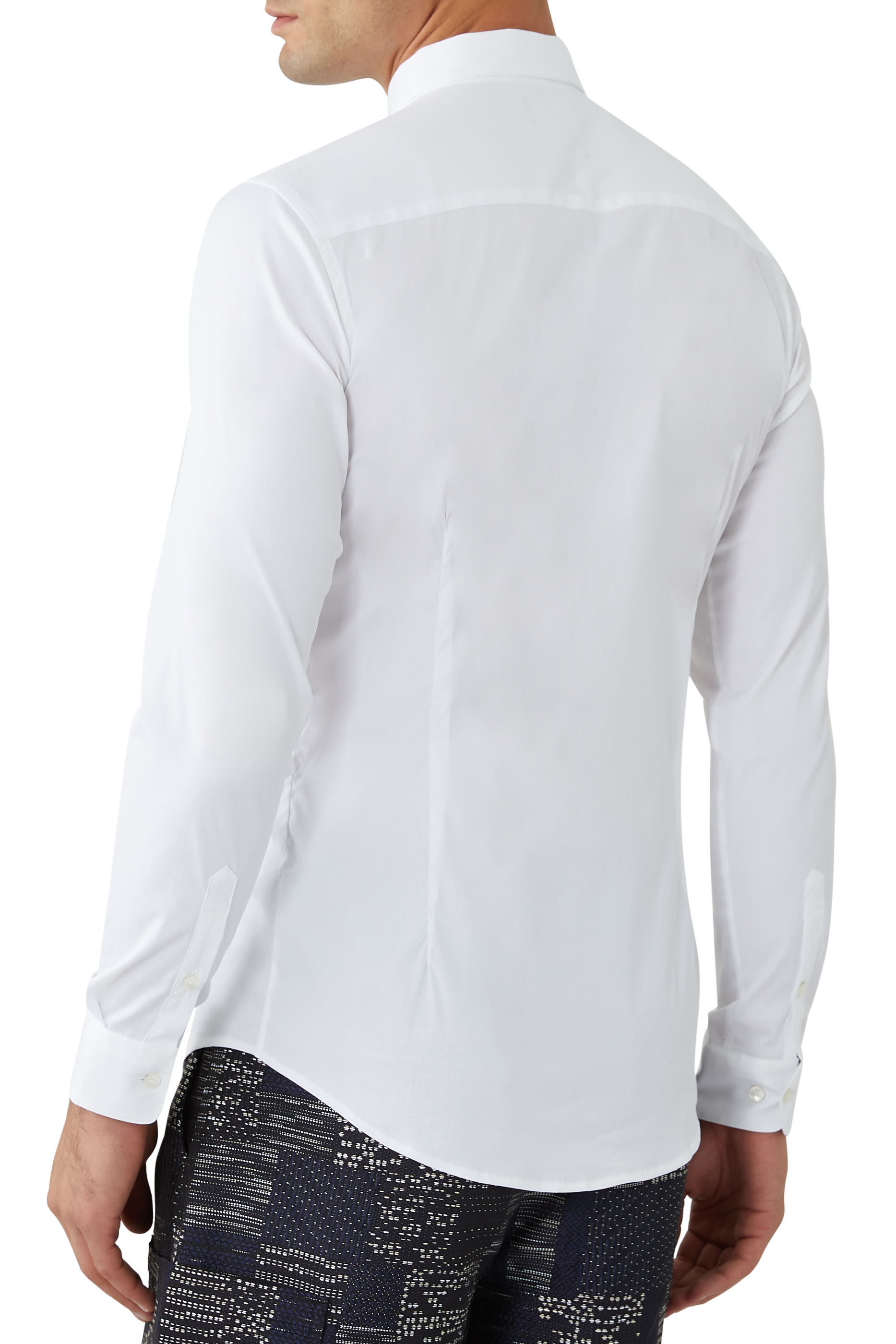 Stretch Nylon Blend Shirt