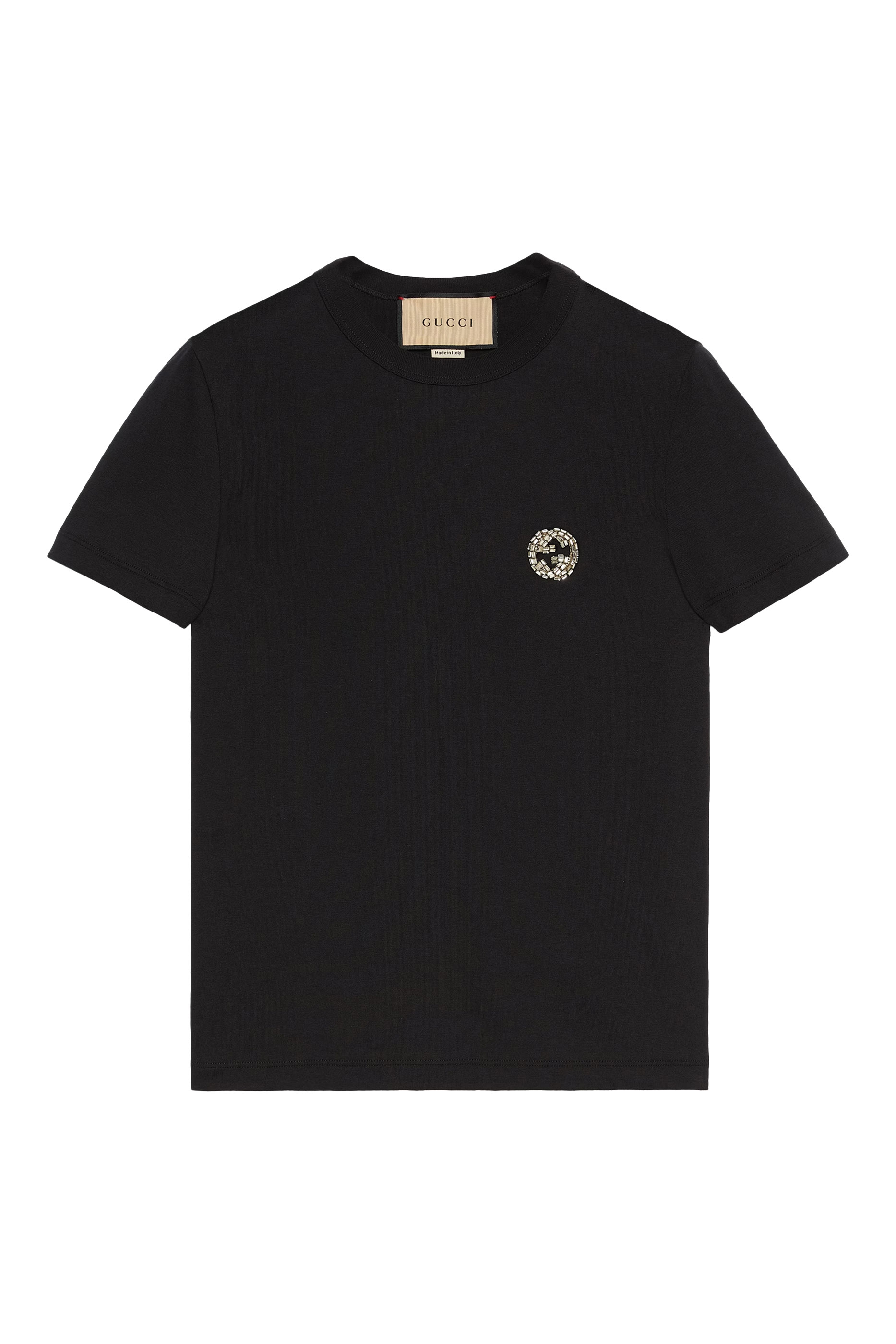 Crystal Embellished Logo T-Shirt