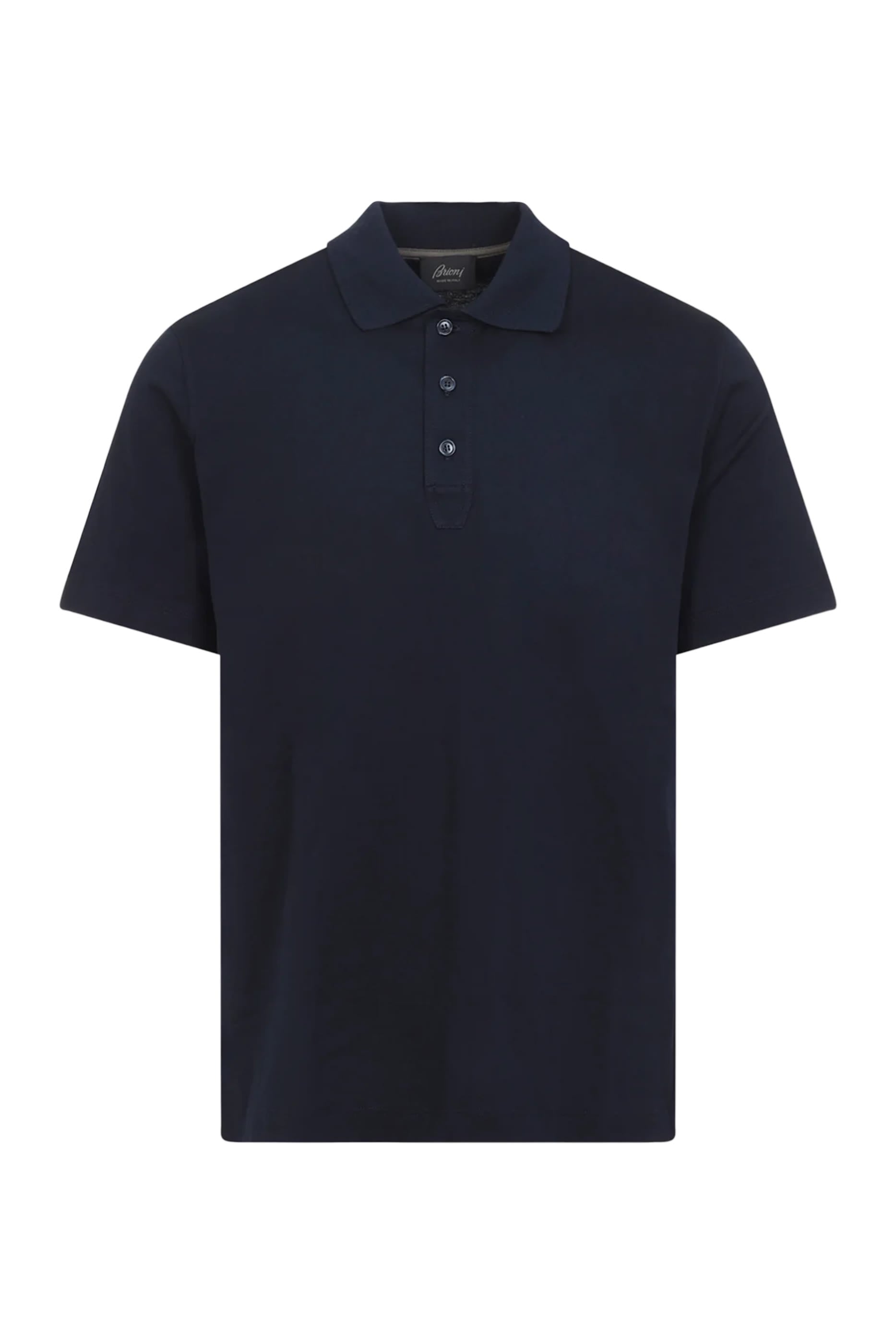 Three-Button Placket Polo Shirt