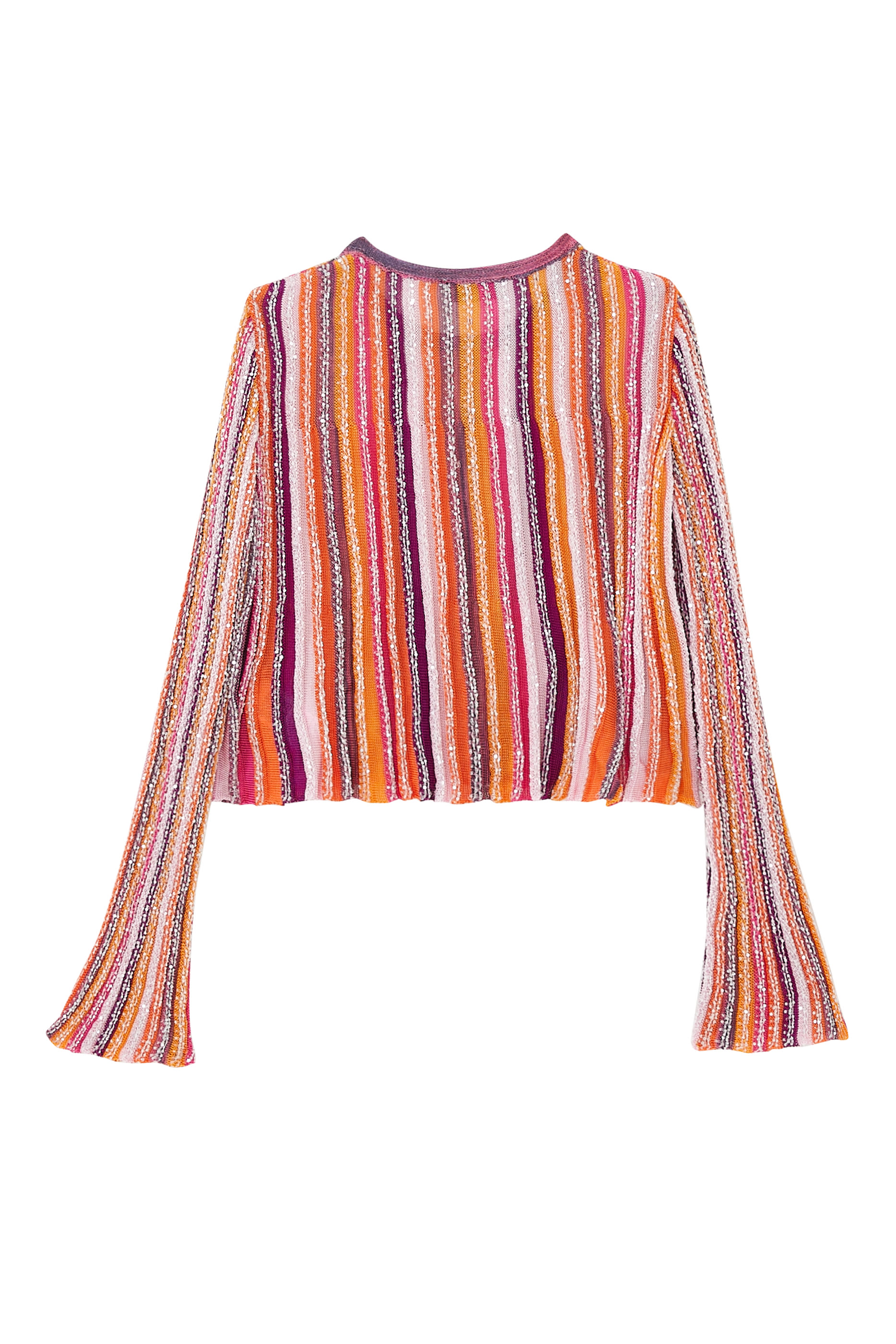 Kids Striped Intarsia-Knit Jumper
