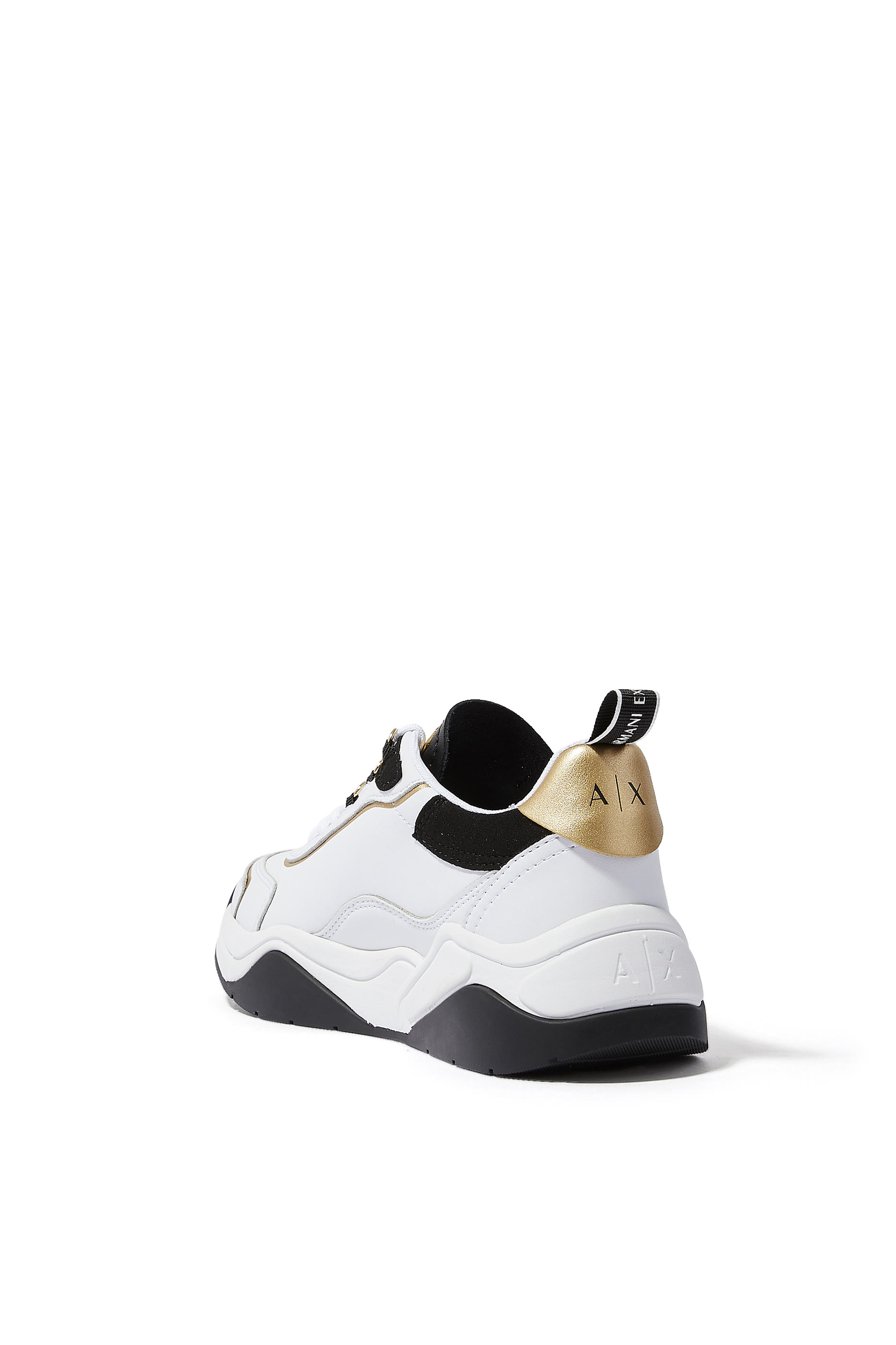 Logo Charm Leather Sneakers