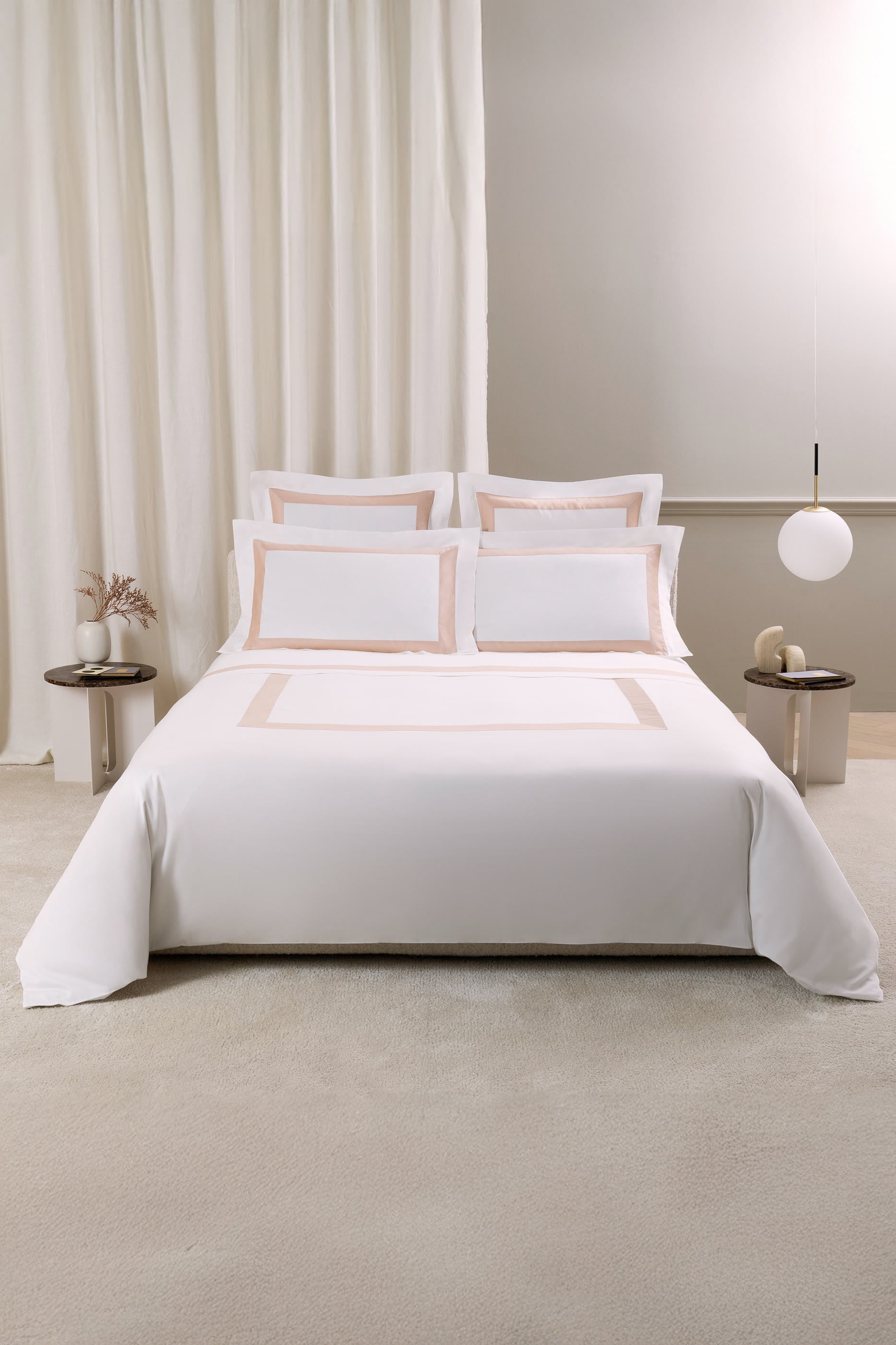 Sateen Breeze Border Duvet Cover