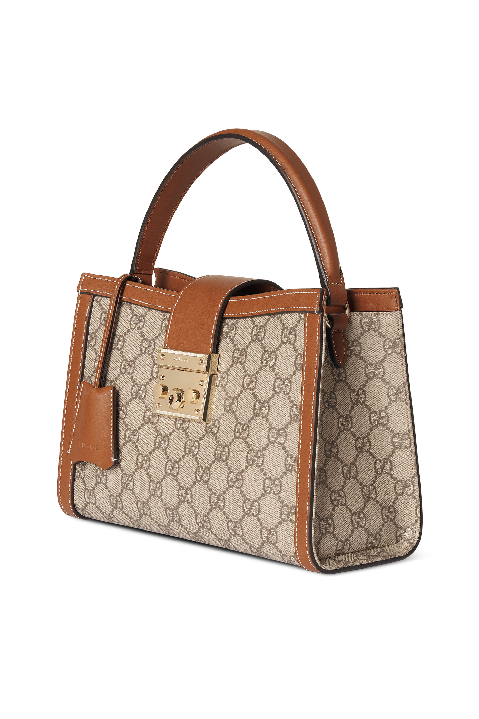  Padlock Medium Top Handle Bag