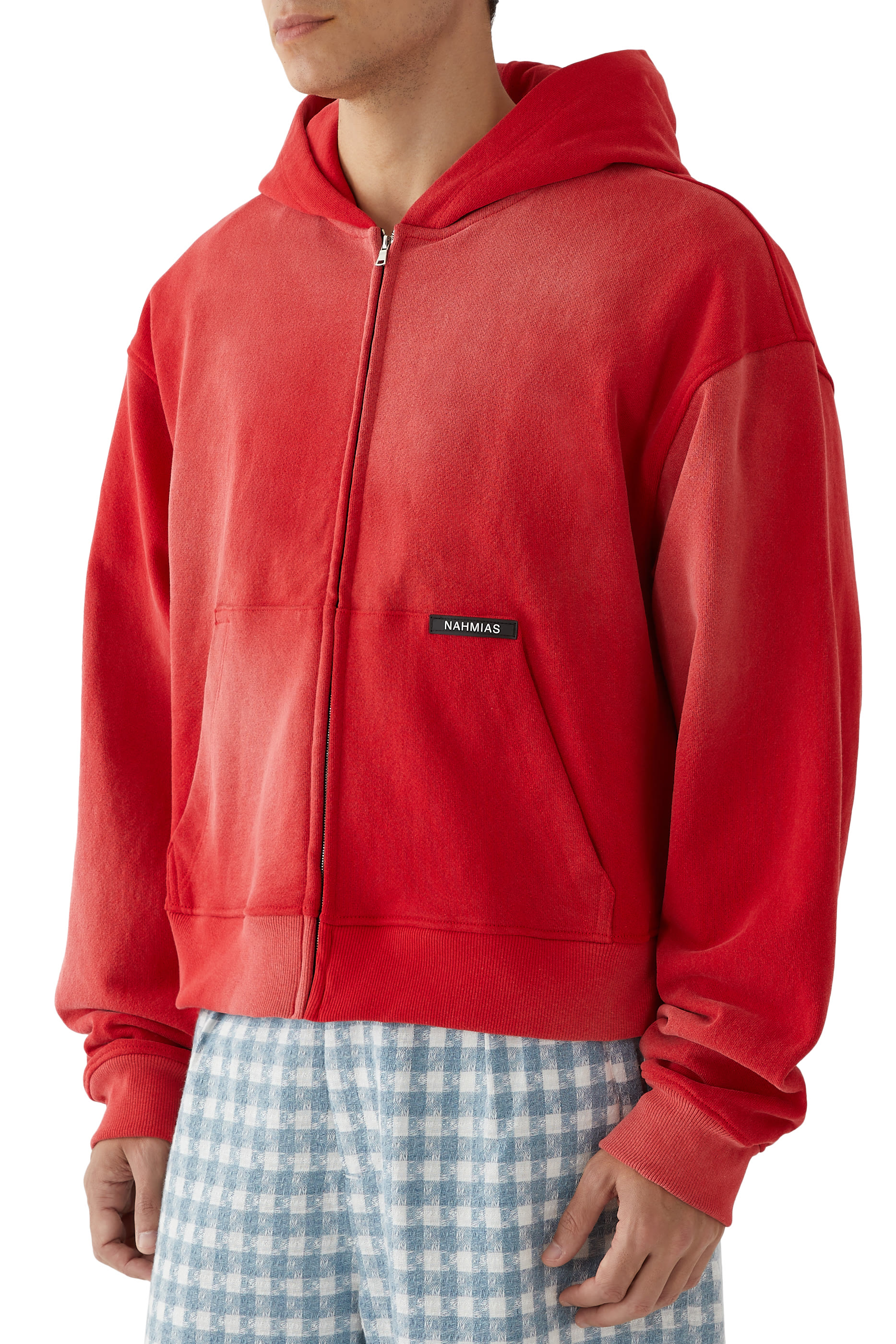 Sunfade Boxy Zip-Up Hoodie