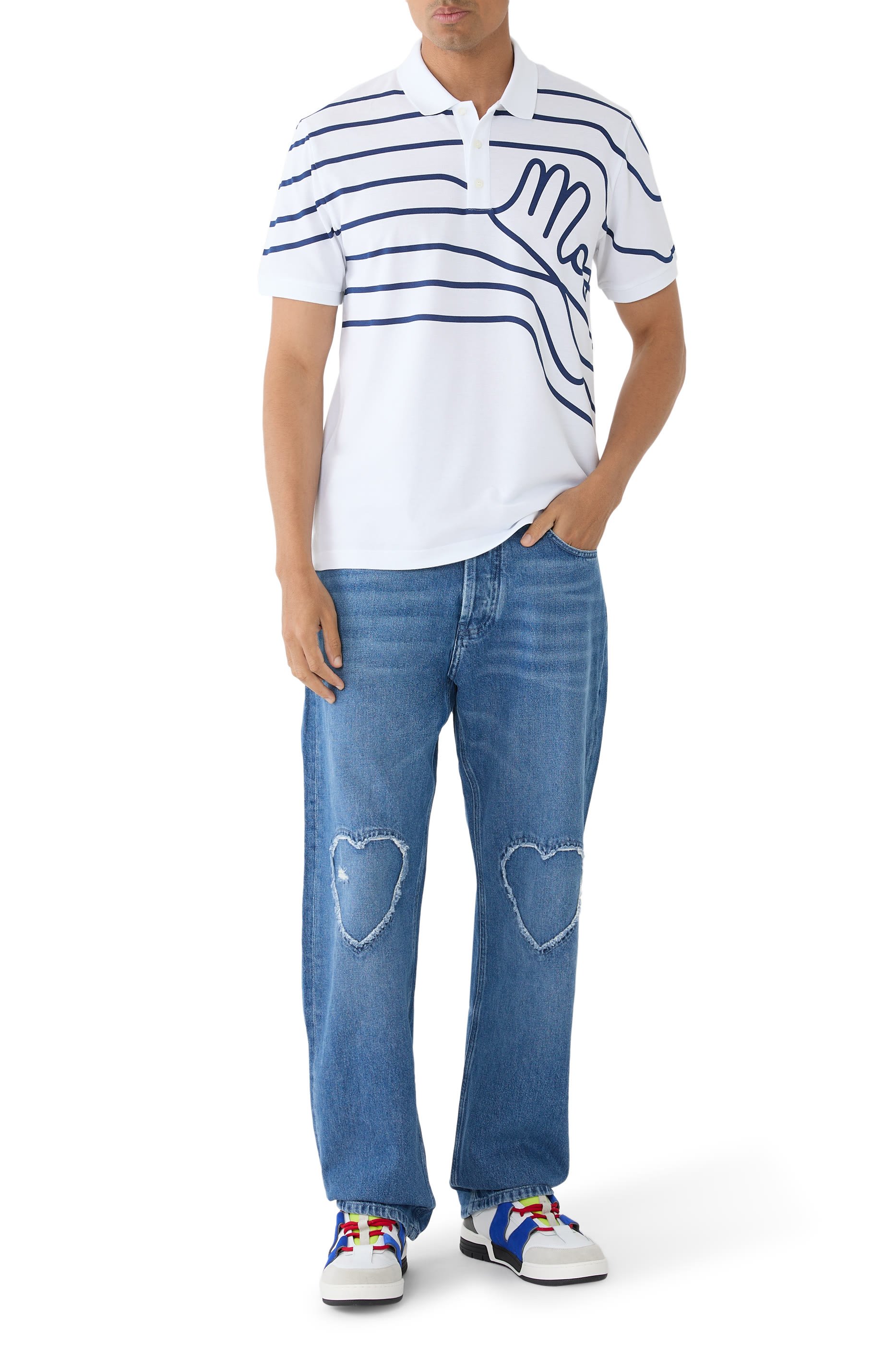 Logo Cotton Piquet Polo Shirt