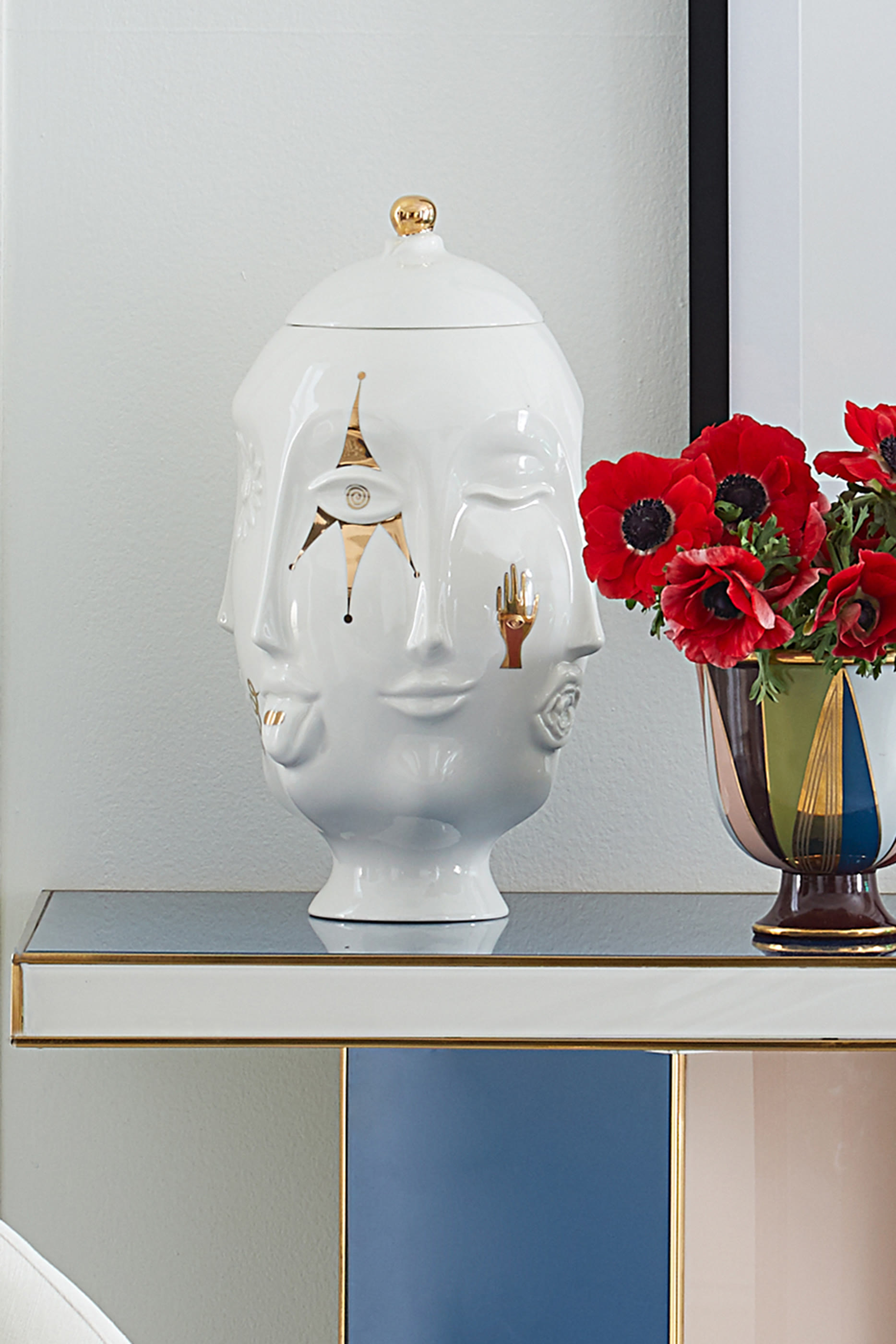 Gilded Frida Urn