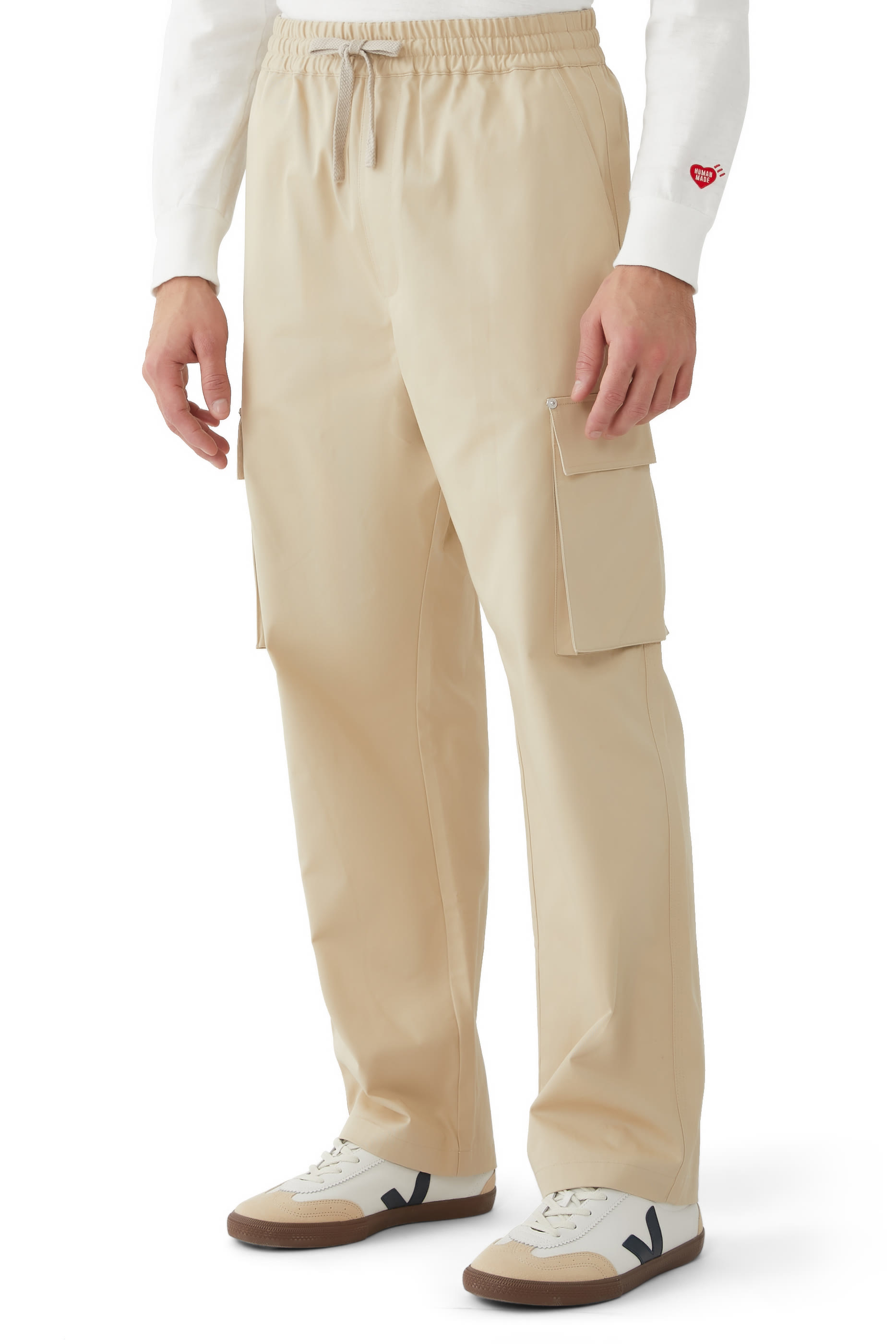Wide-Leg Cargo Pants