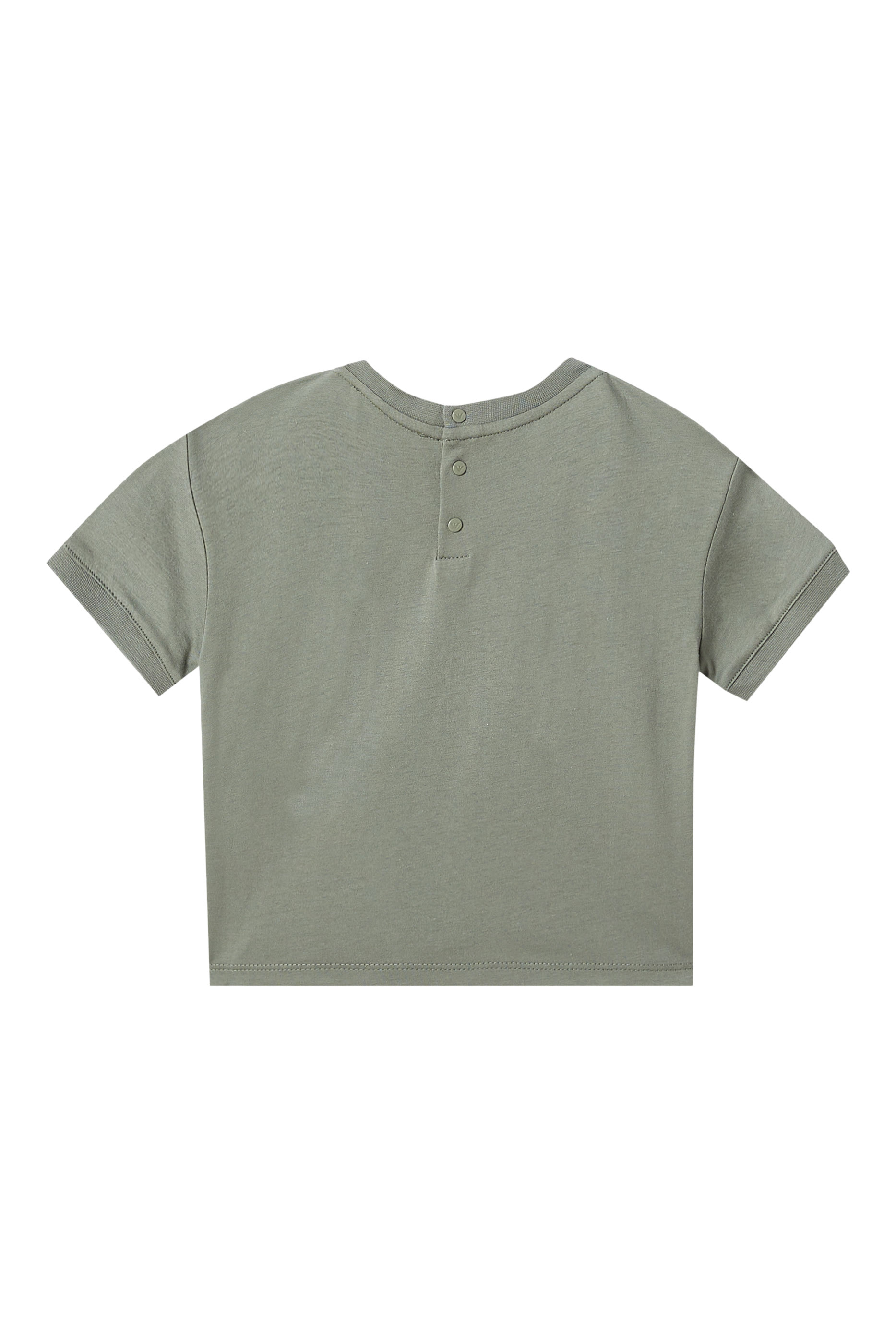 Kids Logo Print Cotton T-Shirt