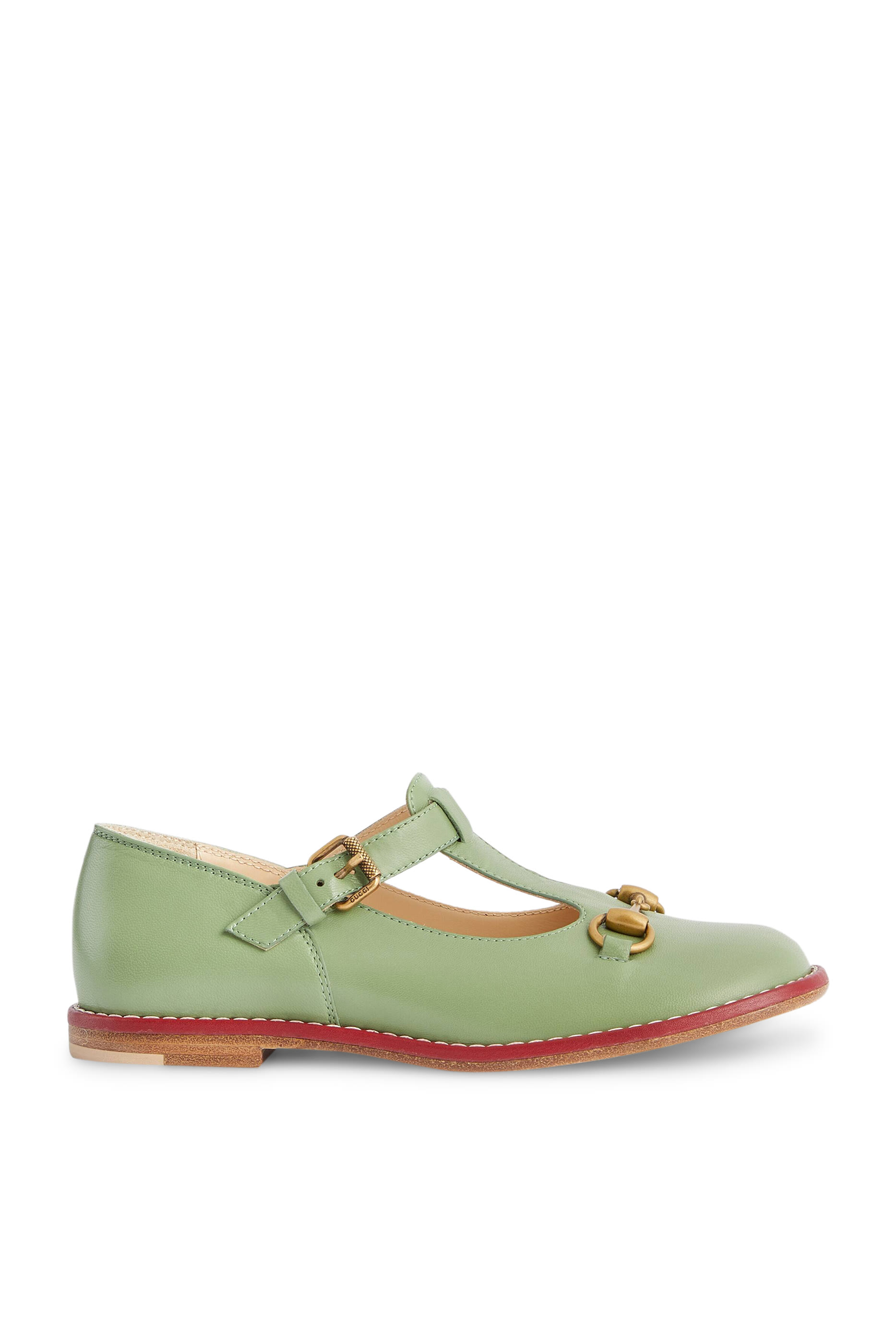 Kids Horsebit T-Bar Ballet Flats