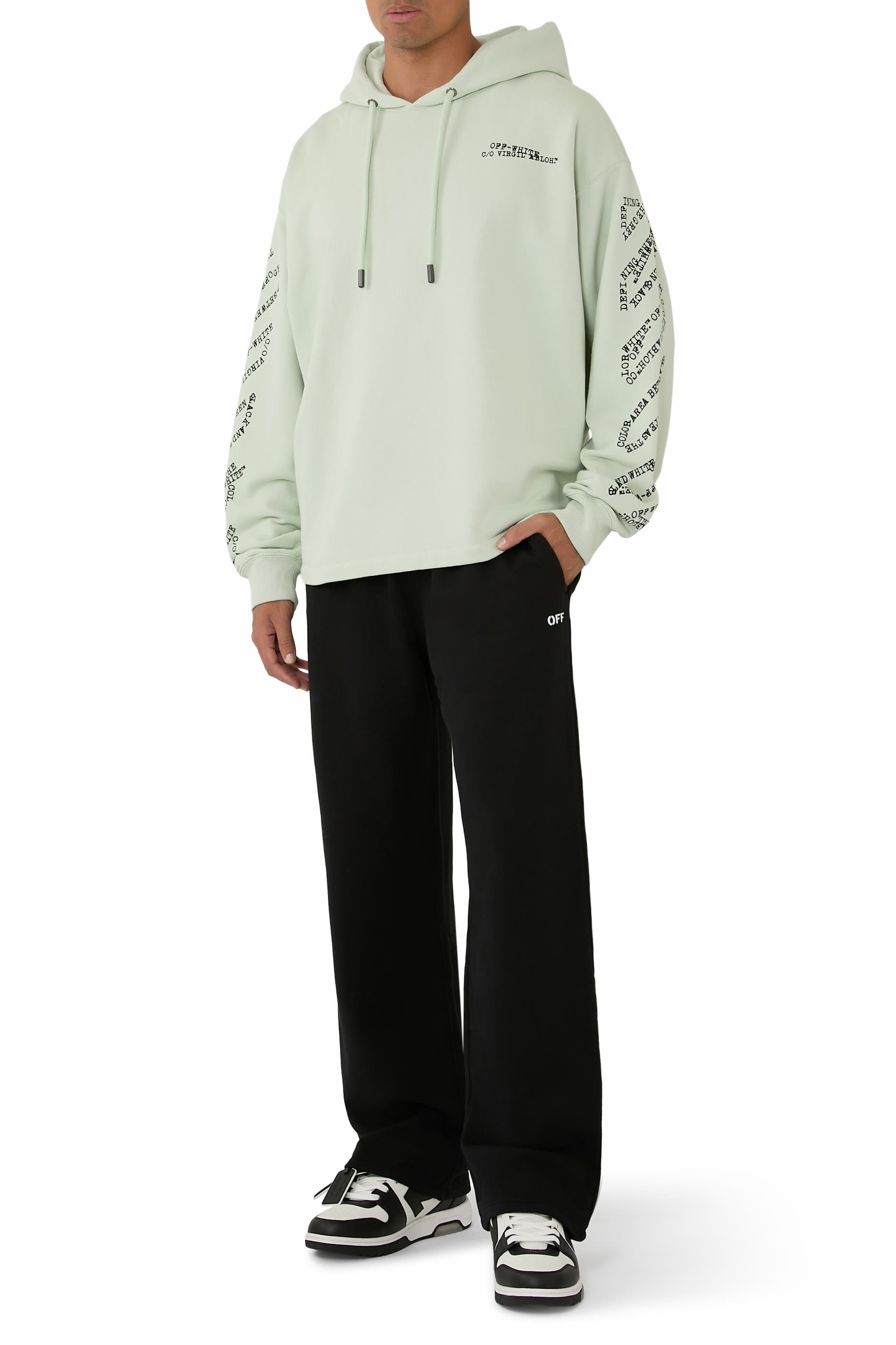 Type Arrow Diagonal Hoodie