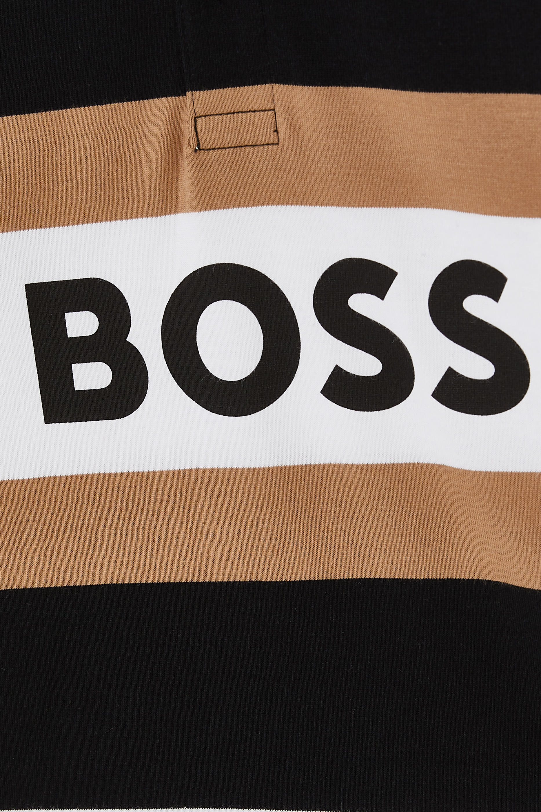 Kids Striped Long-Sleeve Polo Shirt