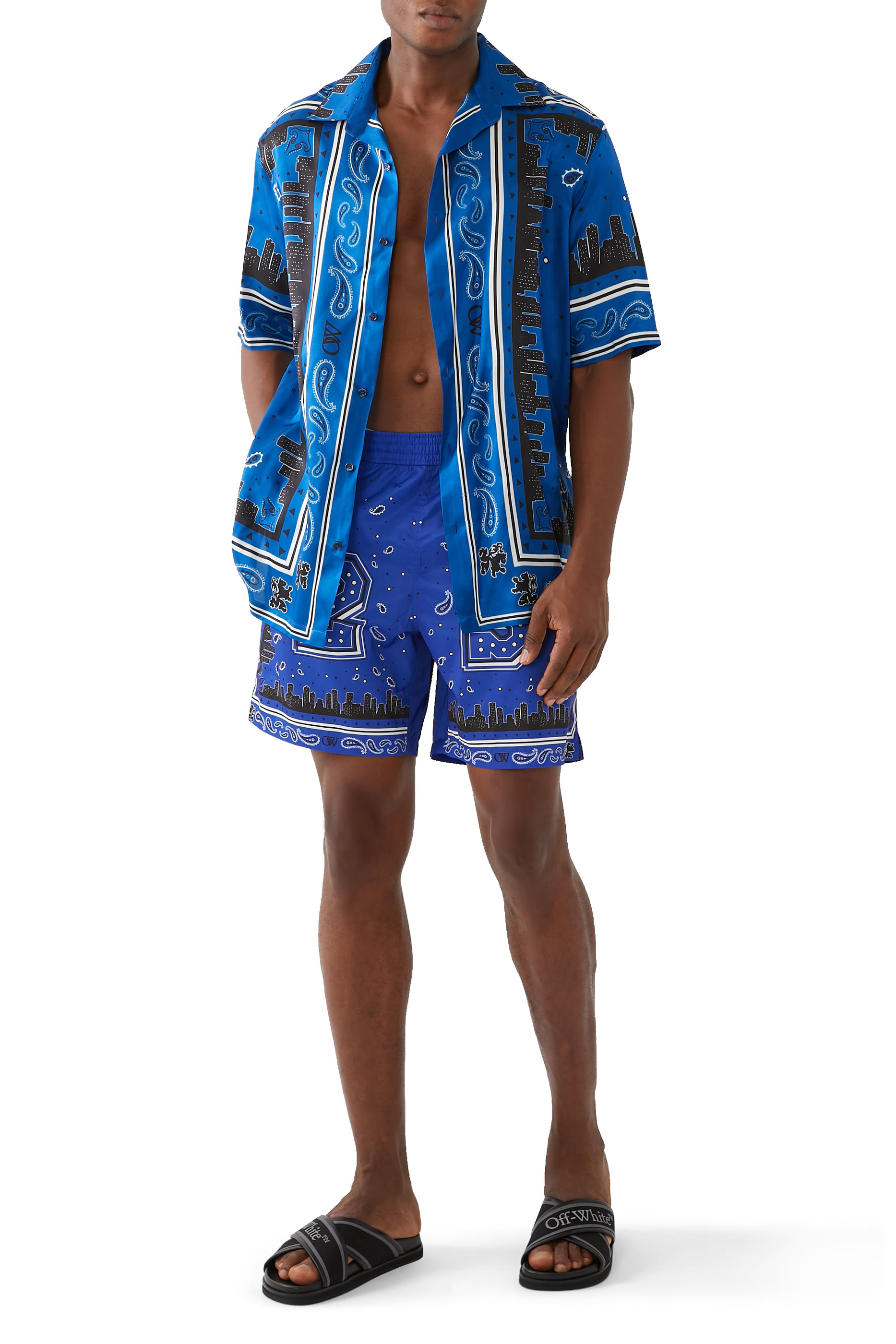 Bandana Surfer Swim Shorts