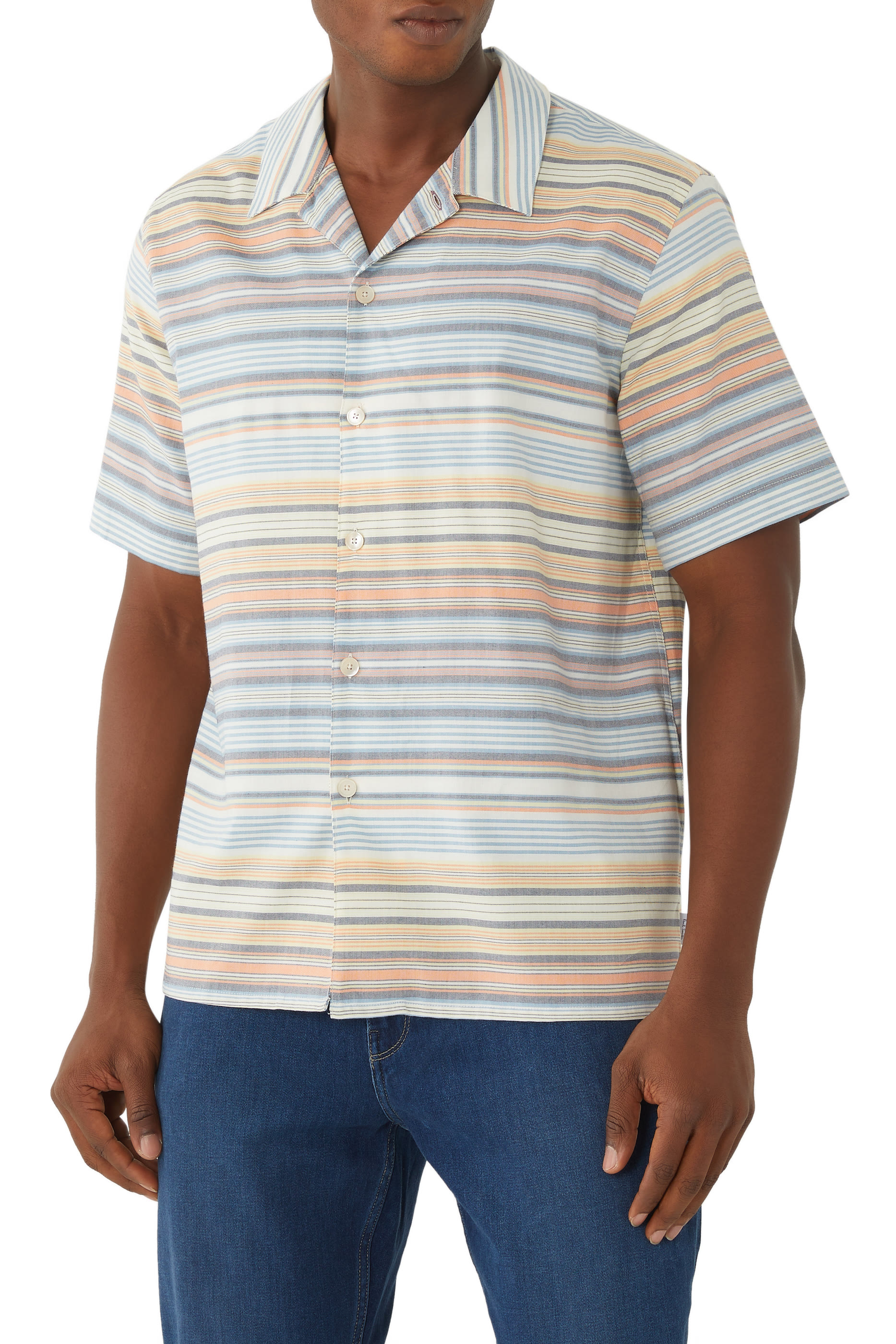 Short Sleeve Striped Shirt