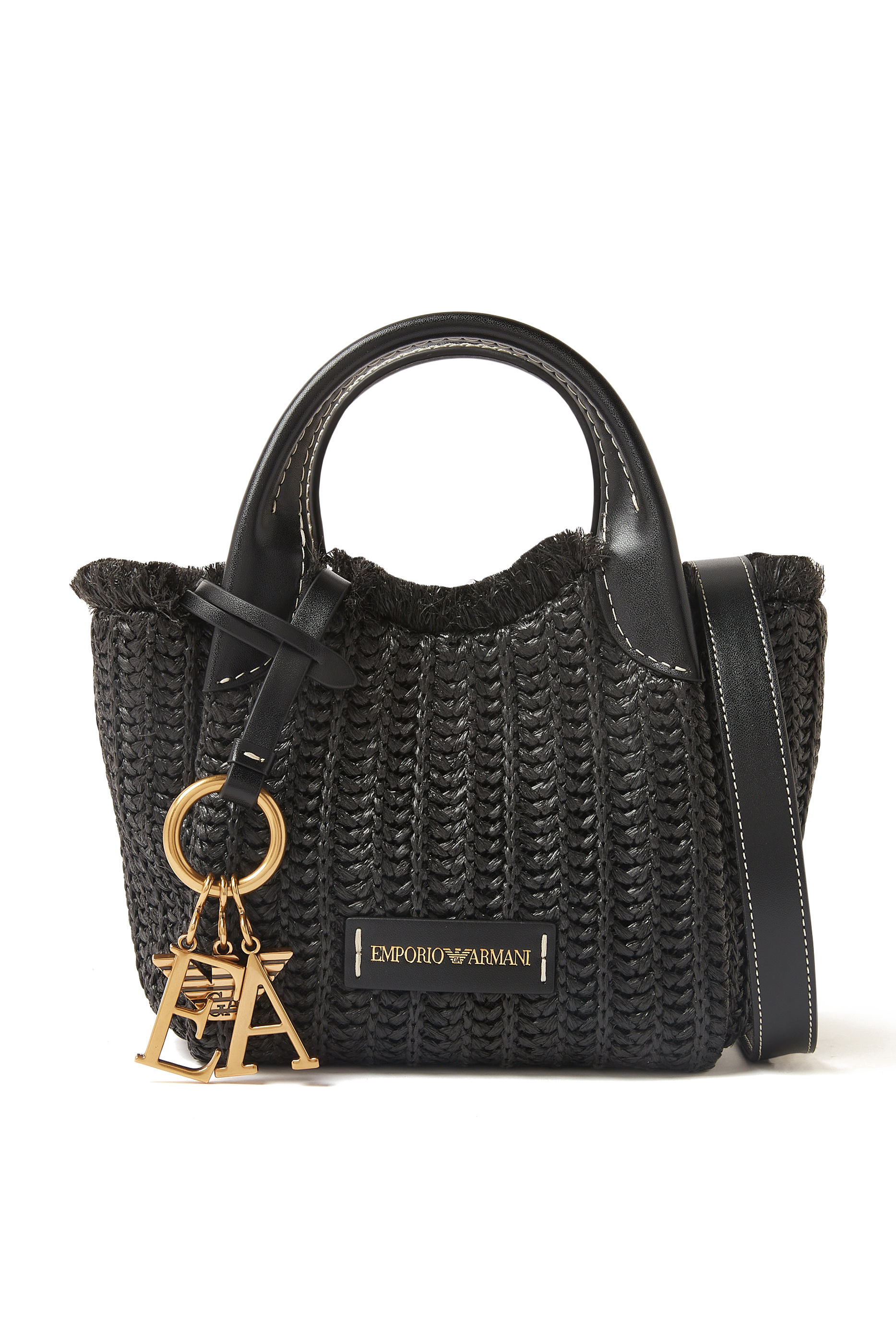 EA Raffia Tote Bag