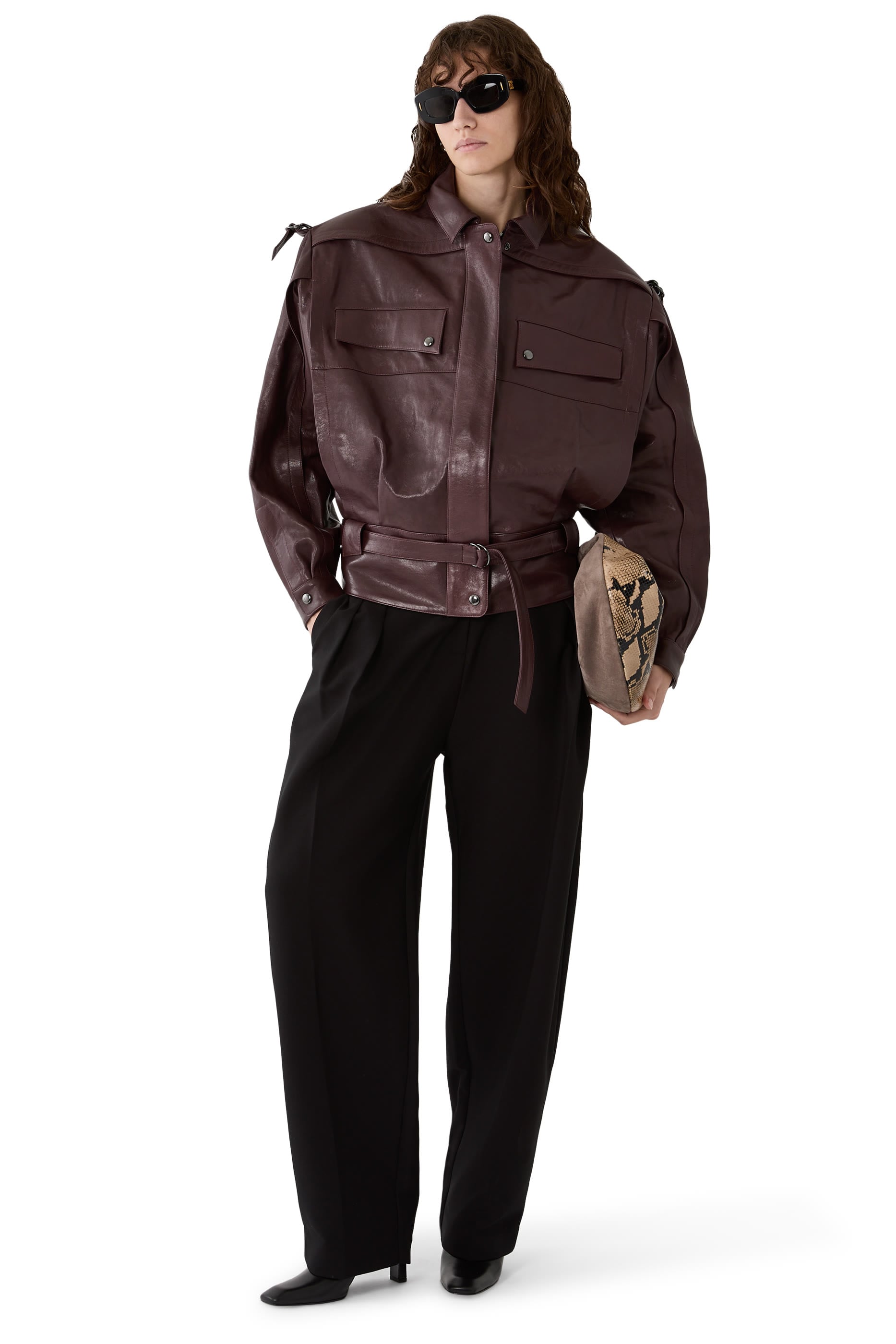Oversized Belted Jacket