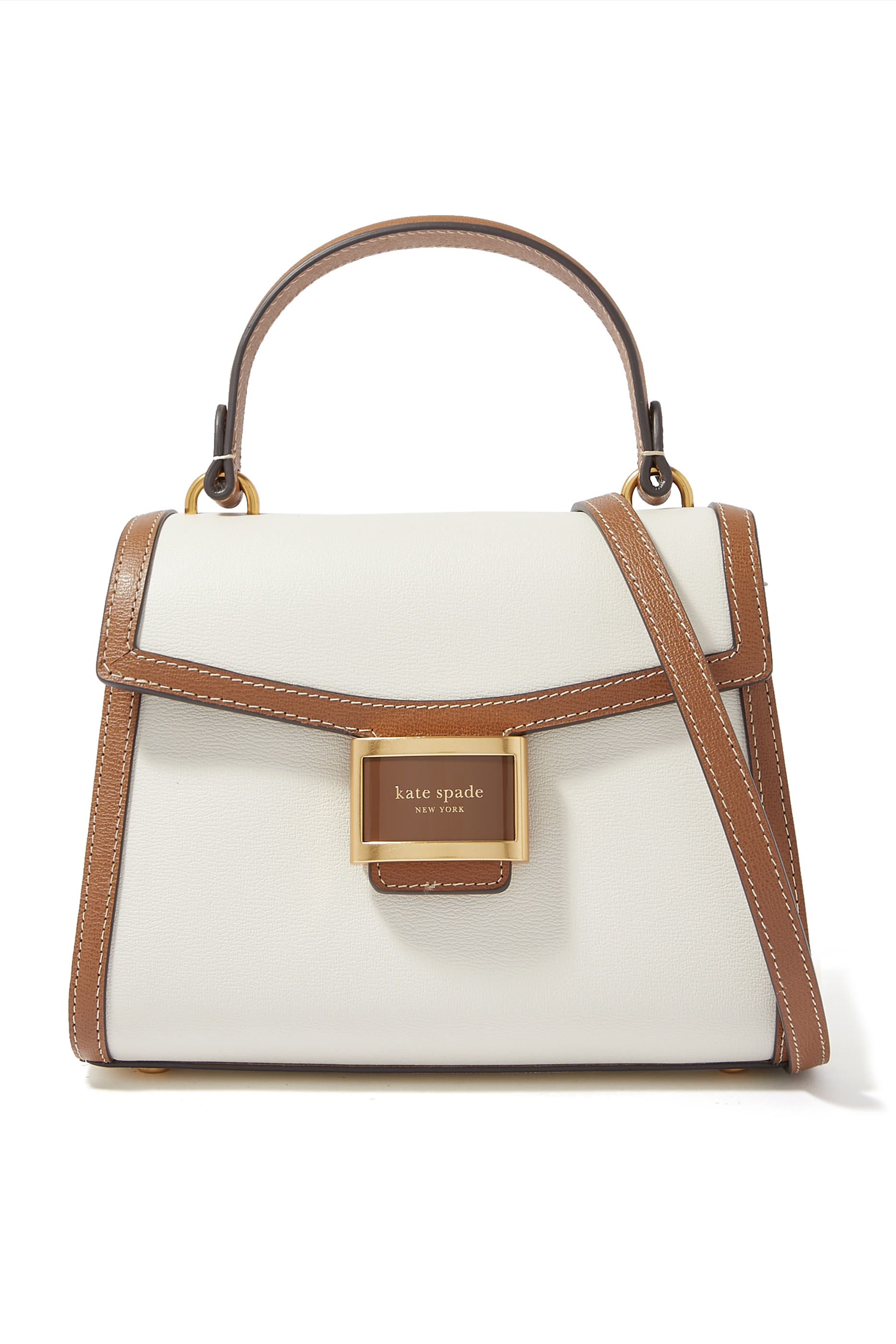 Katy Color-Blocked Medium Top-Handle Bag