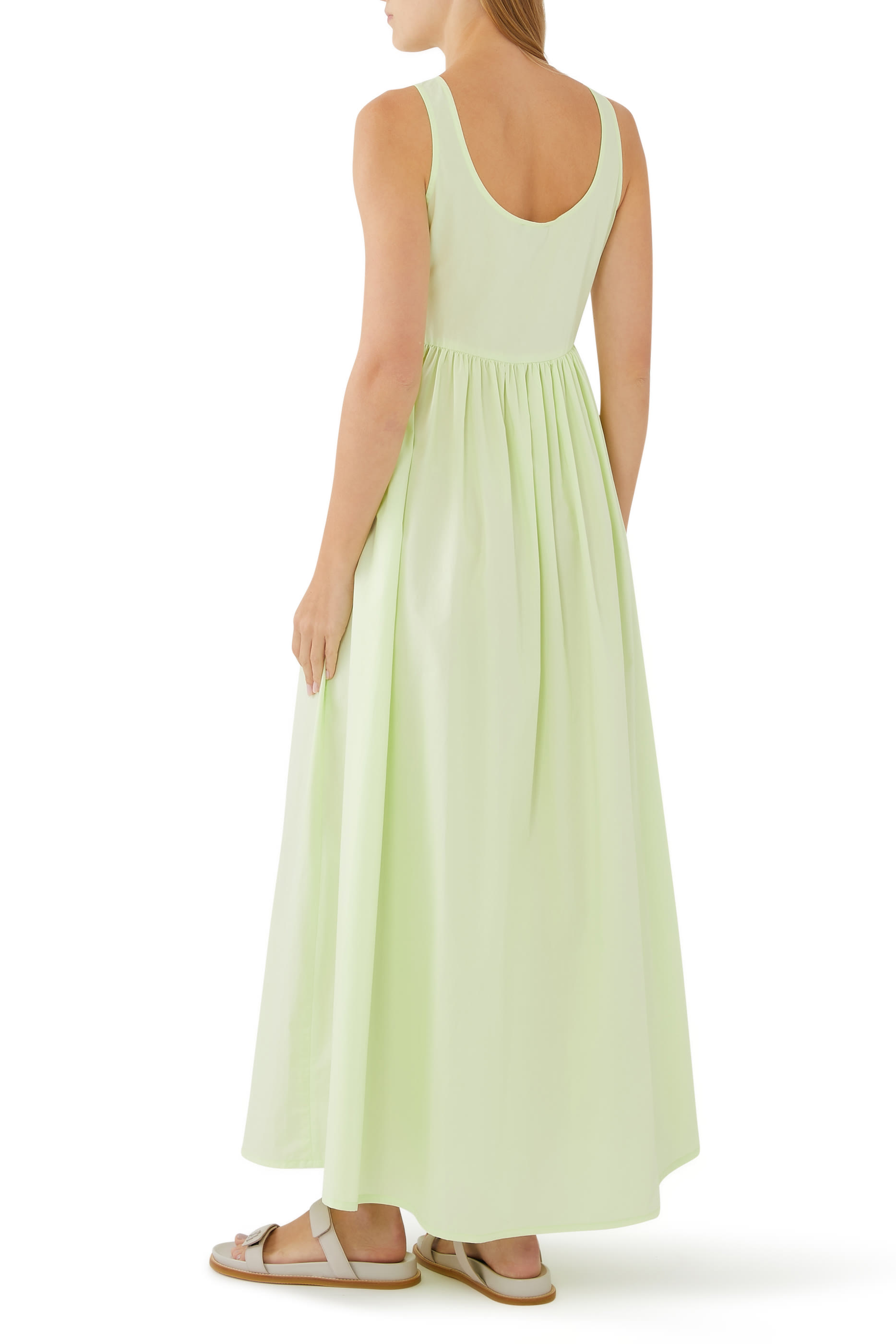 Pleated Maxi Dress