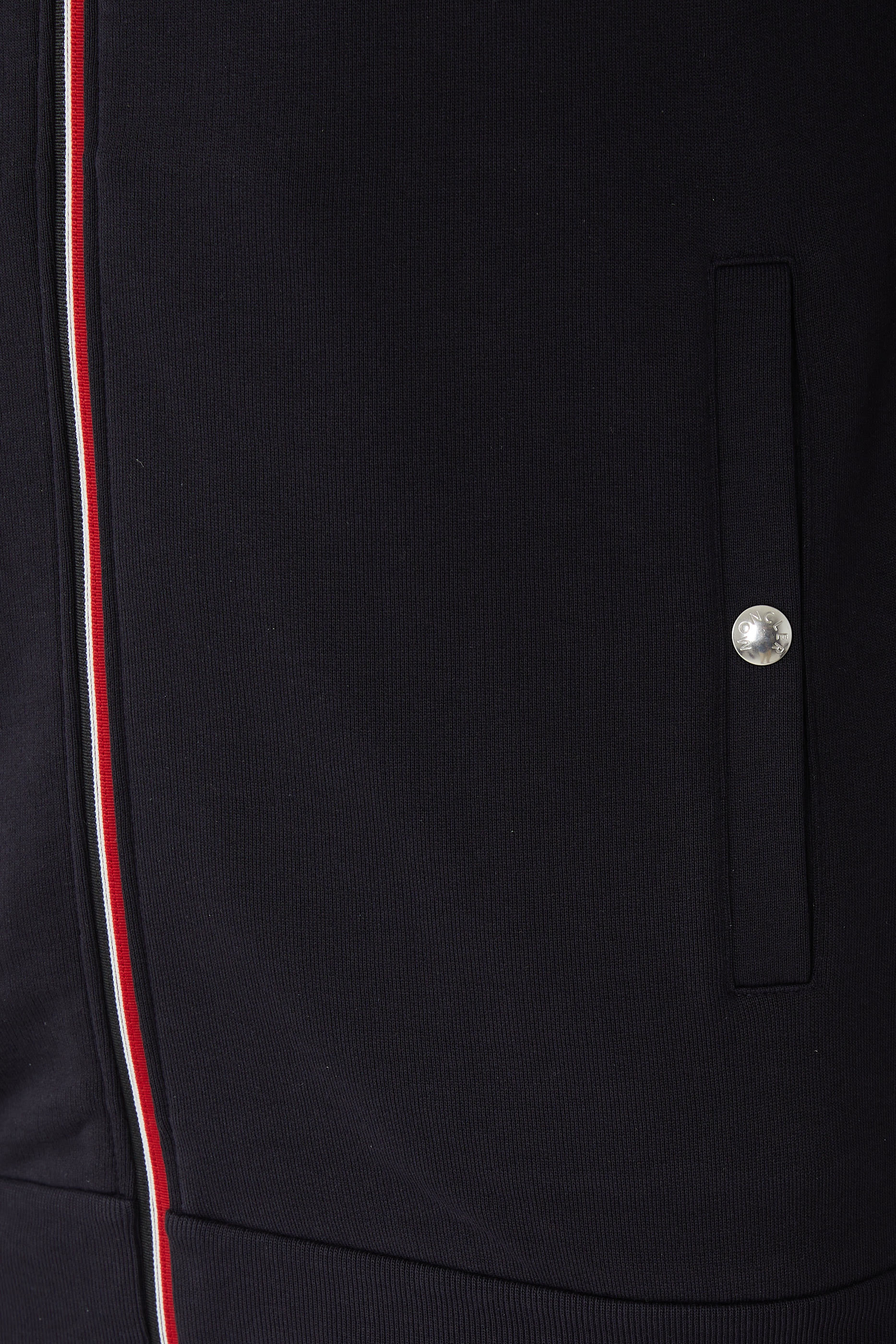 Zip Up Tricolor Cardigan