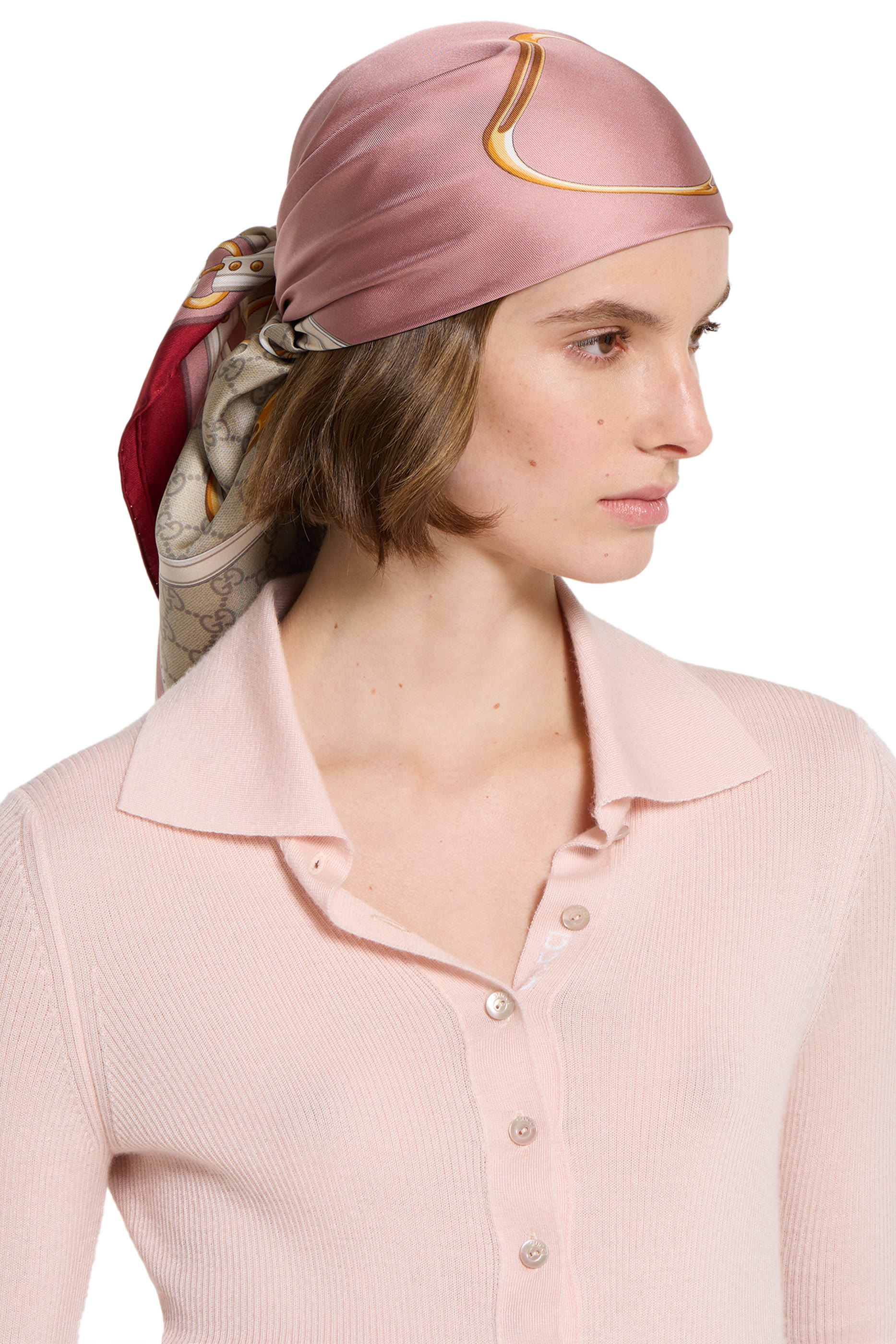 Printed Silk Twill Carr&eacute;