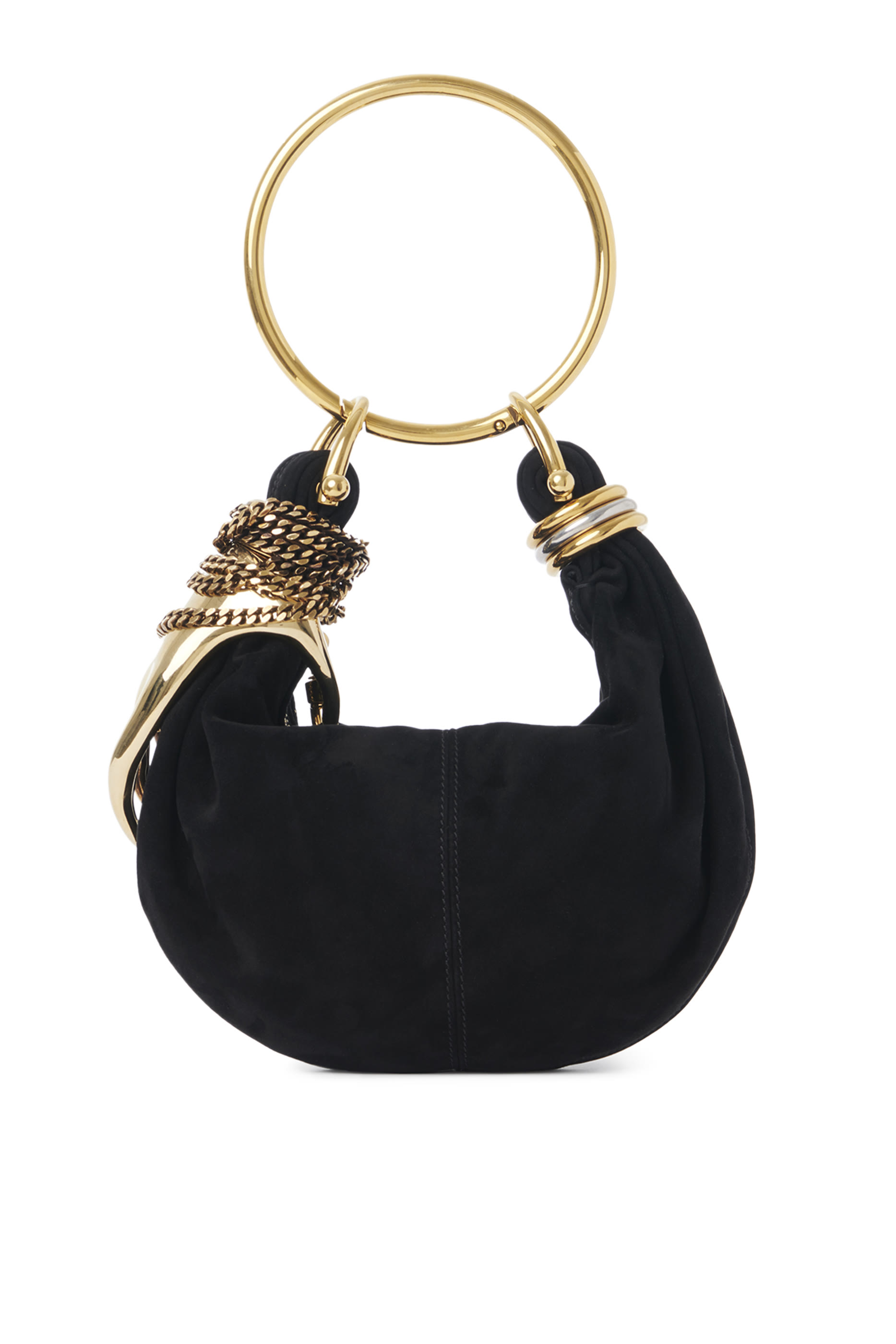Mini Bracelet Leather Hobo Bag